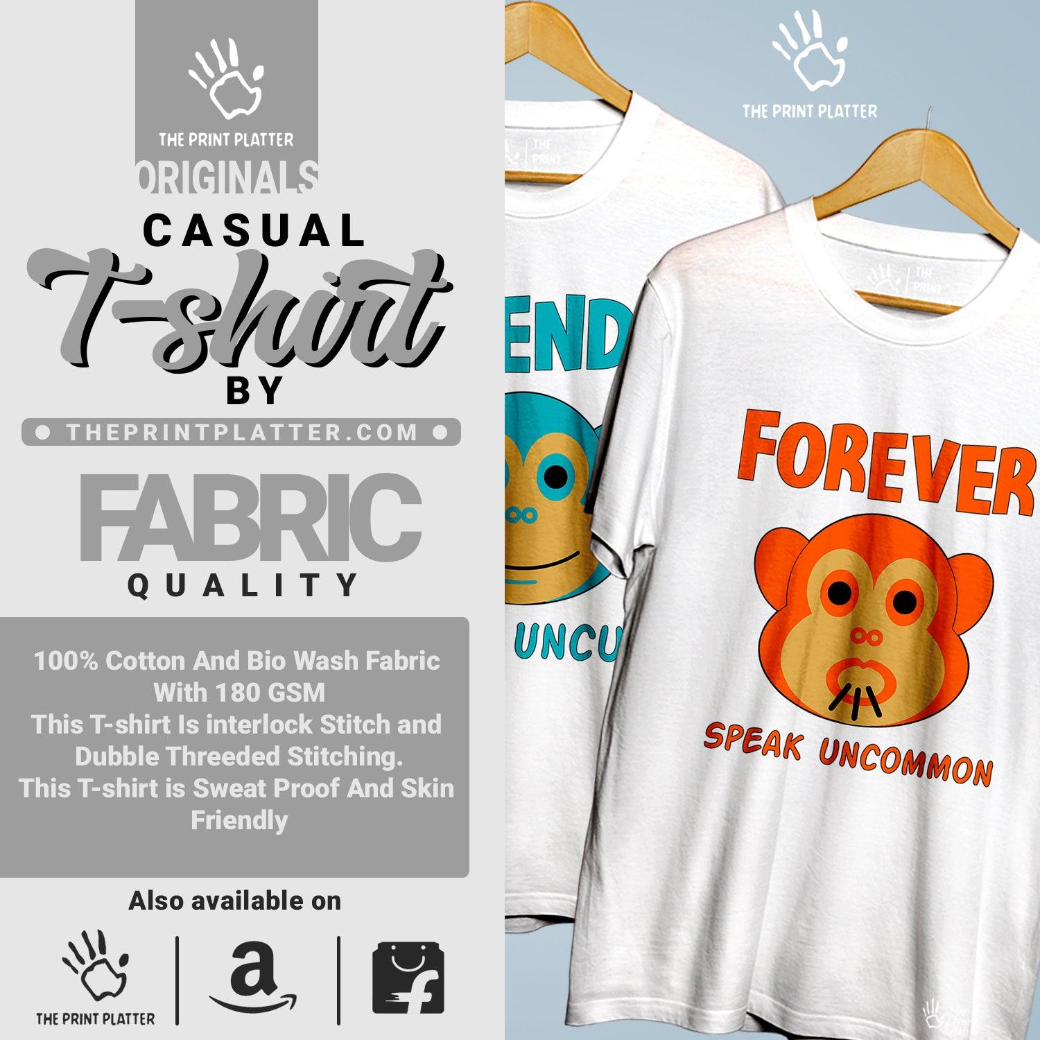 Best Friends Forever Cotton Bio Wash 180gsm T-shirt | 3Combo-FriendshipDay-3-BFF