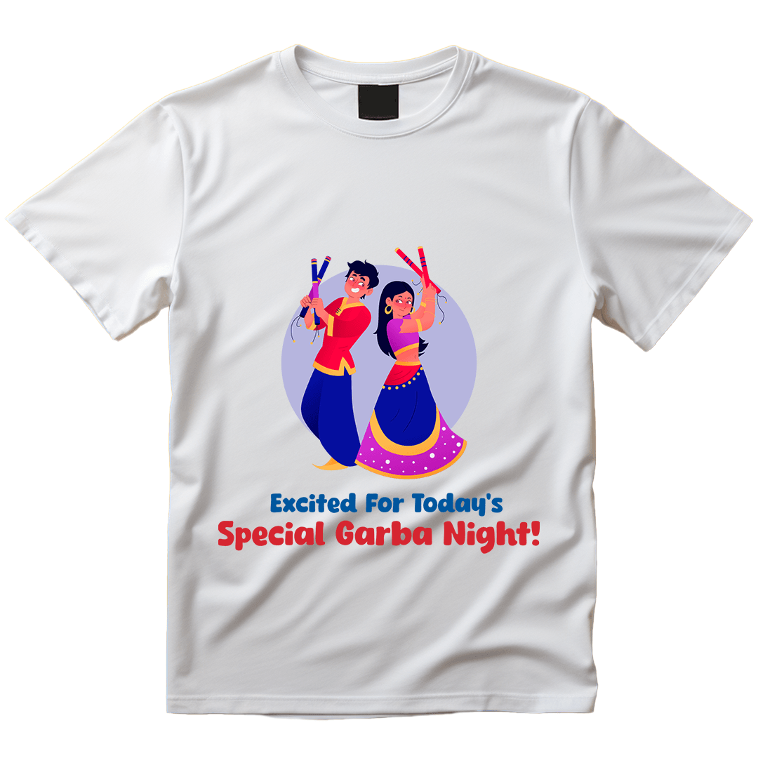Navratri Unisex Tshirt Special Garba Night