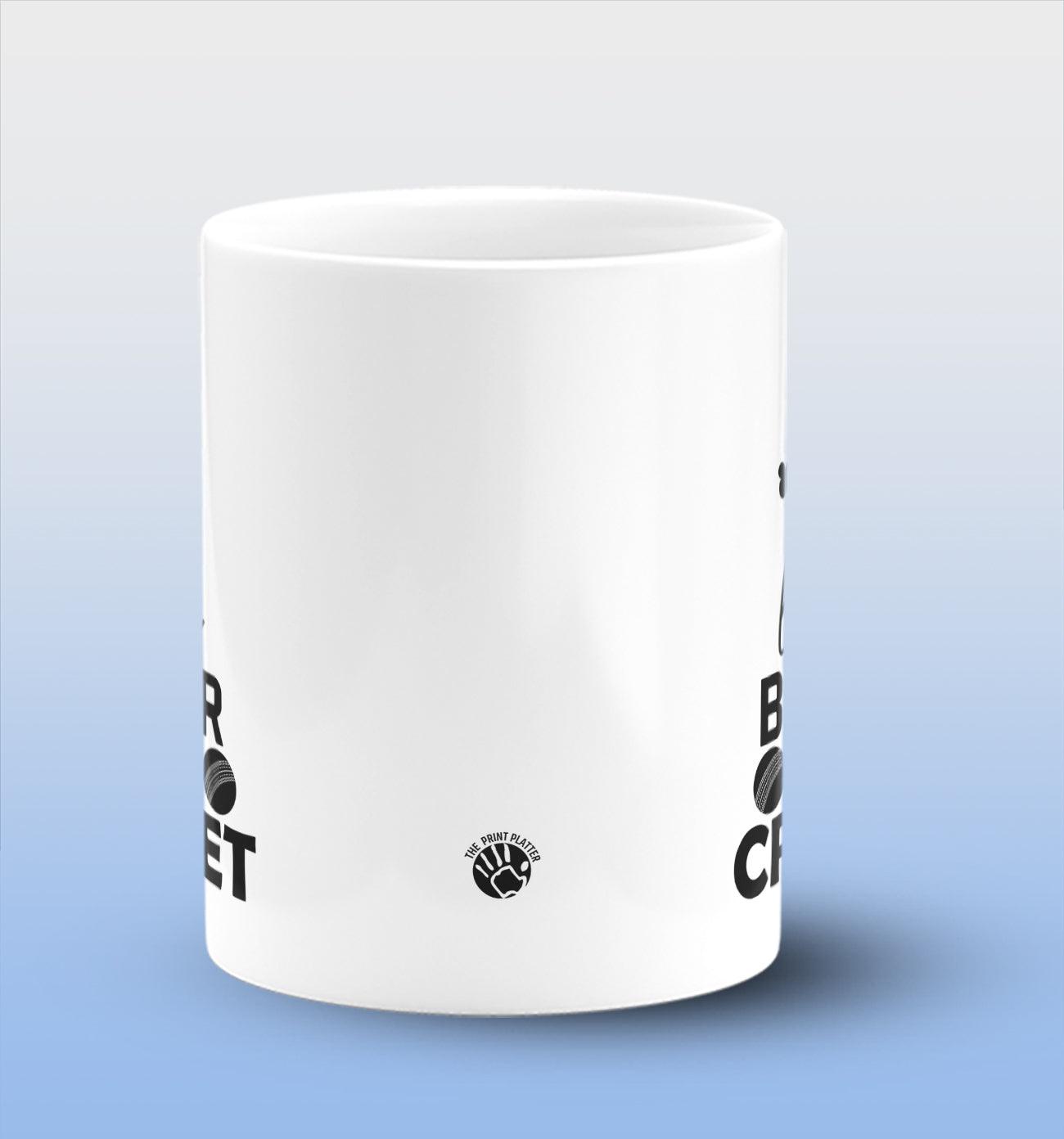 Life is better with Cricket White Cermic Coffee Mug 330 ml, Microwave & Dishwasher Safe| CM-R159