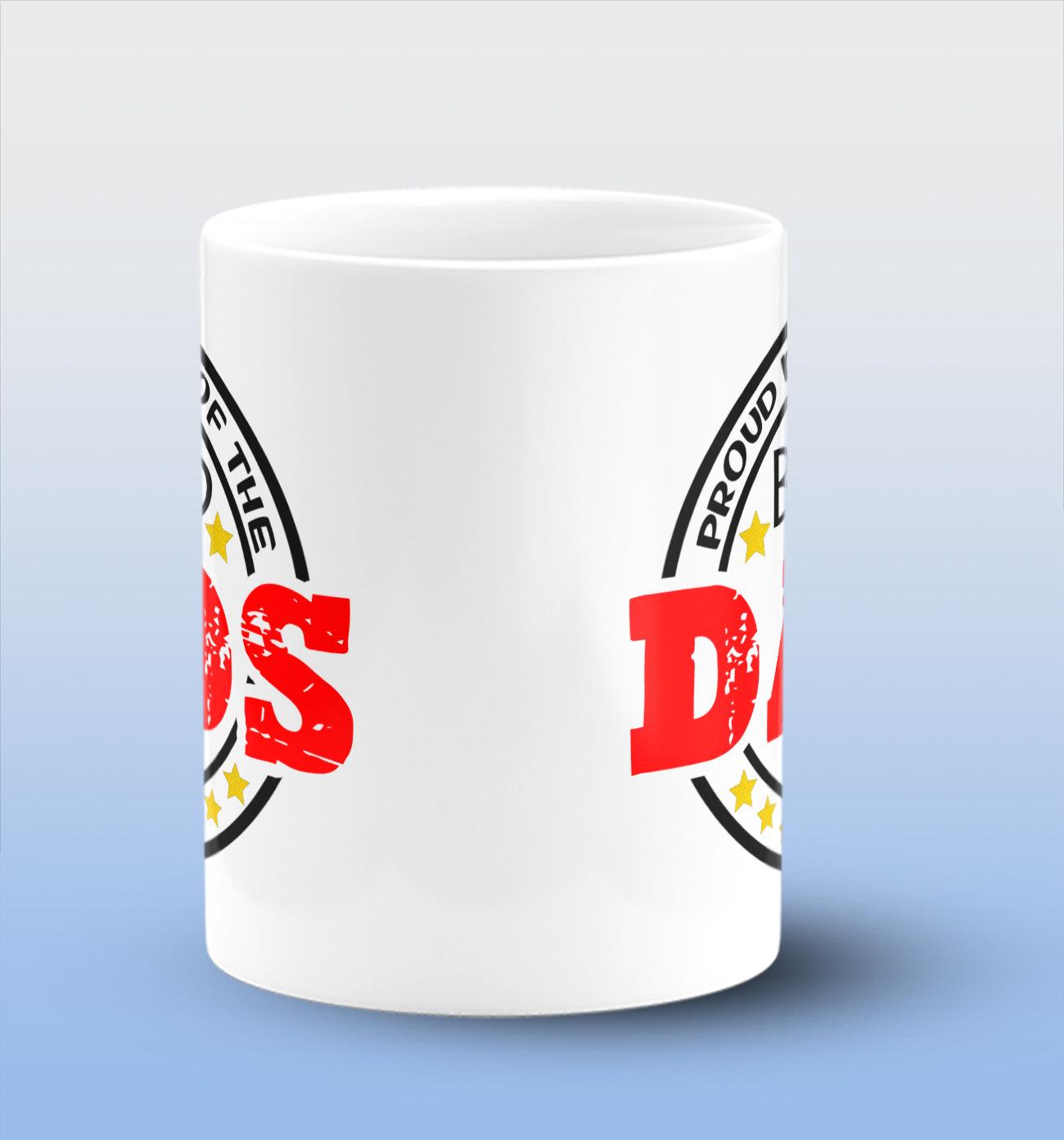 Proud Member Of The Band Dads Club White Cermic Coffee Mug 330 ml, Microwave & Dishwasher Safe| CM-R190