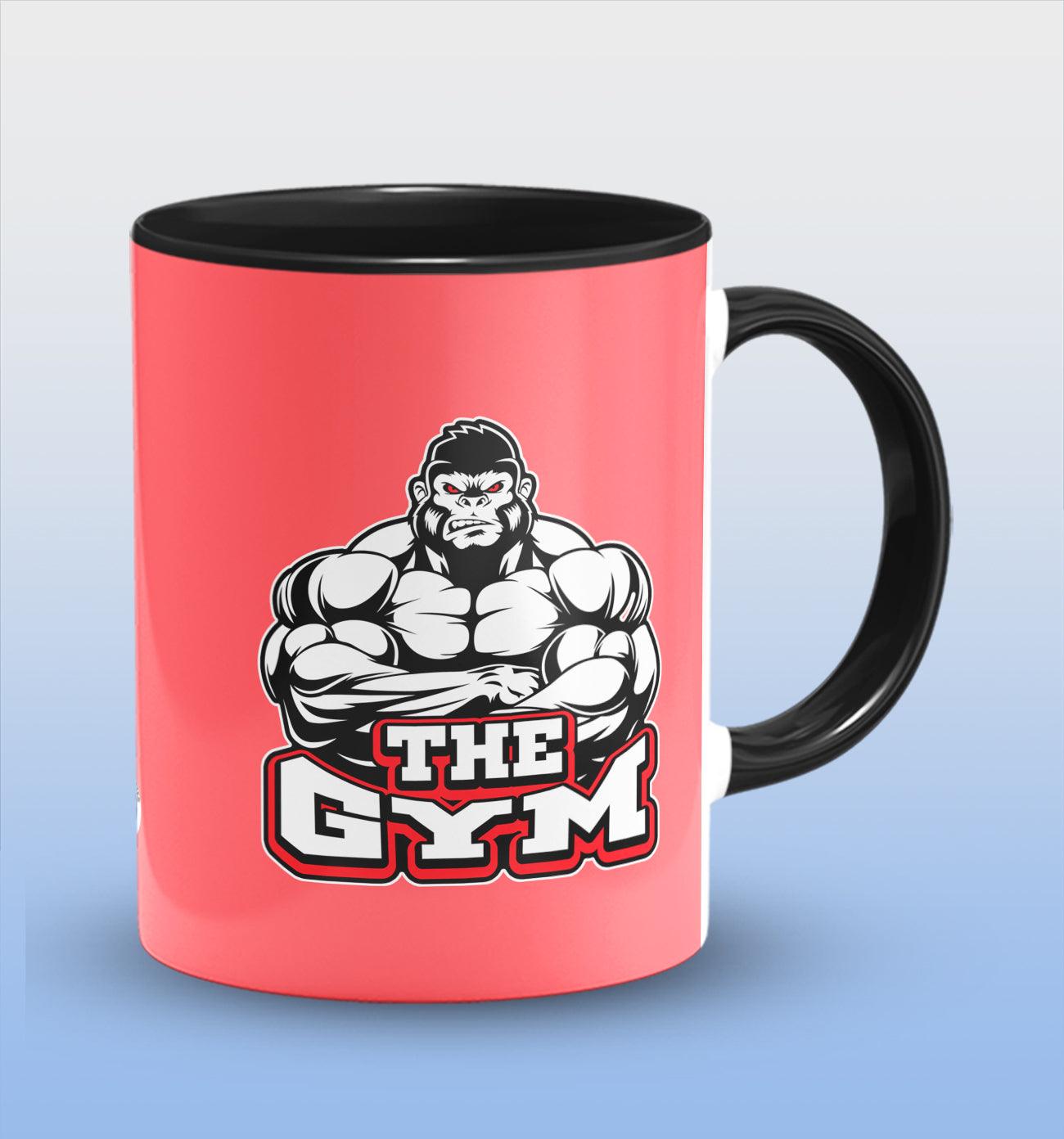 The Gym Inside Black Cermic Coffee Mug 330 ml, Microwave & Dishwasher Safe| CM-R34