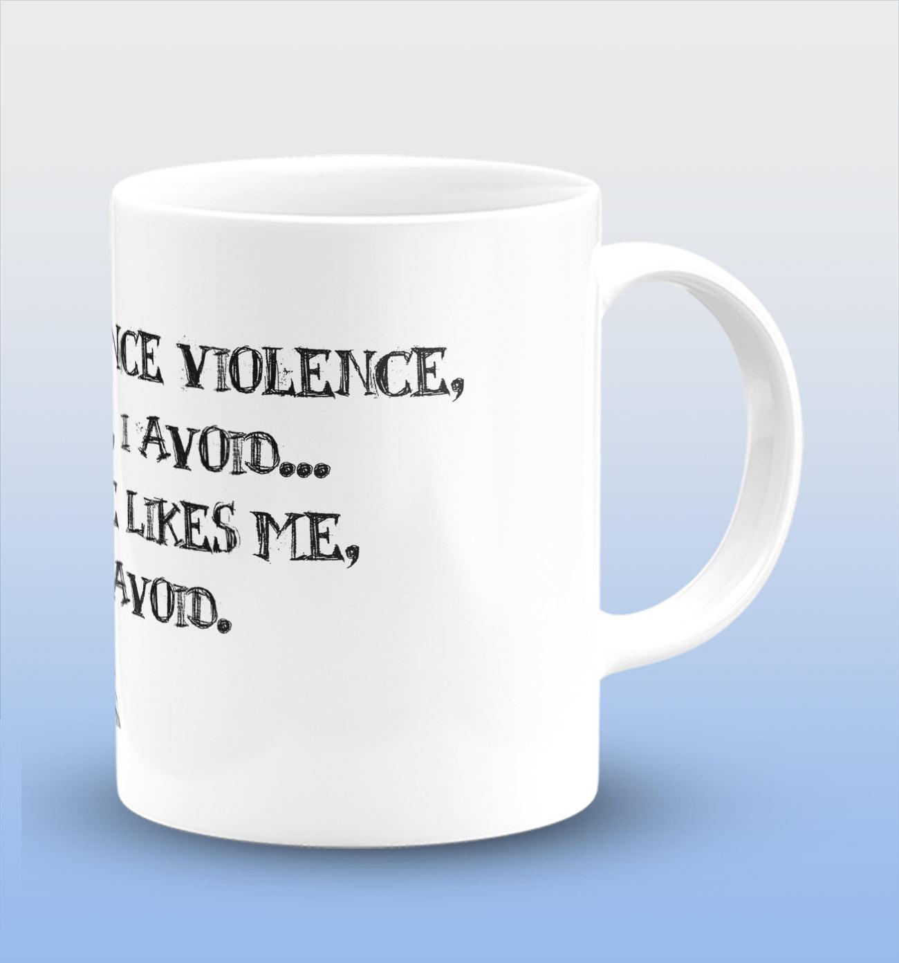 KGF White Cermic Coffee Mug 330 ml, Microwave & Dishwasher Safe| CM-R56