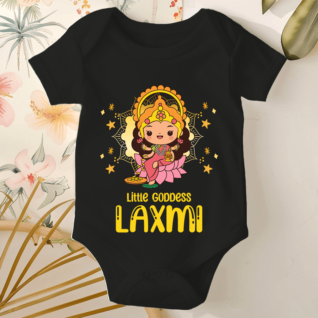 Diwali Baby Romper Little Goddess Laxmi
