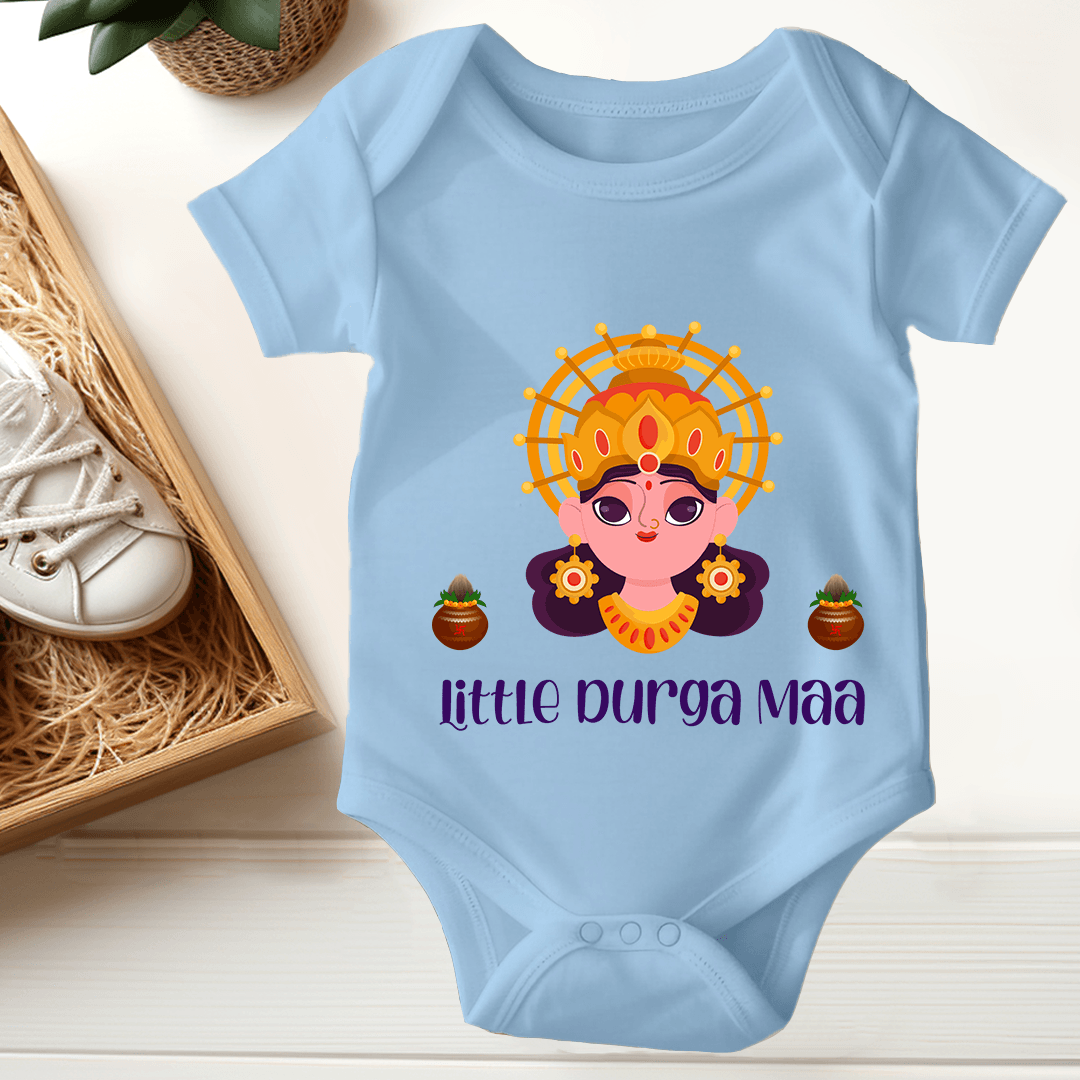 Durga Pooja Baby Romper - Little Durga Maa