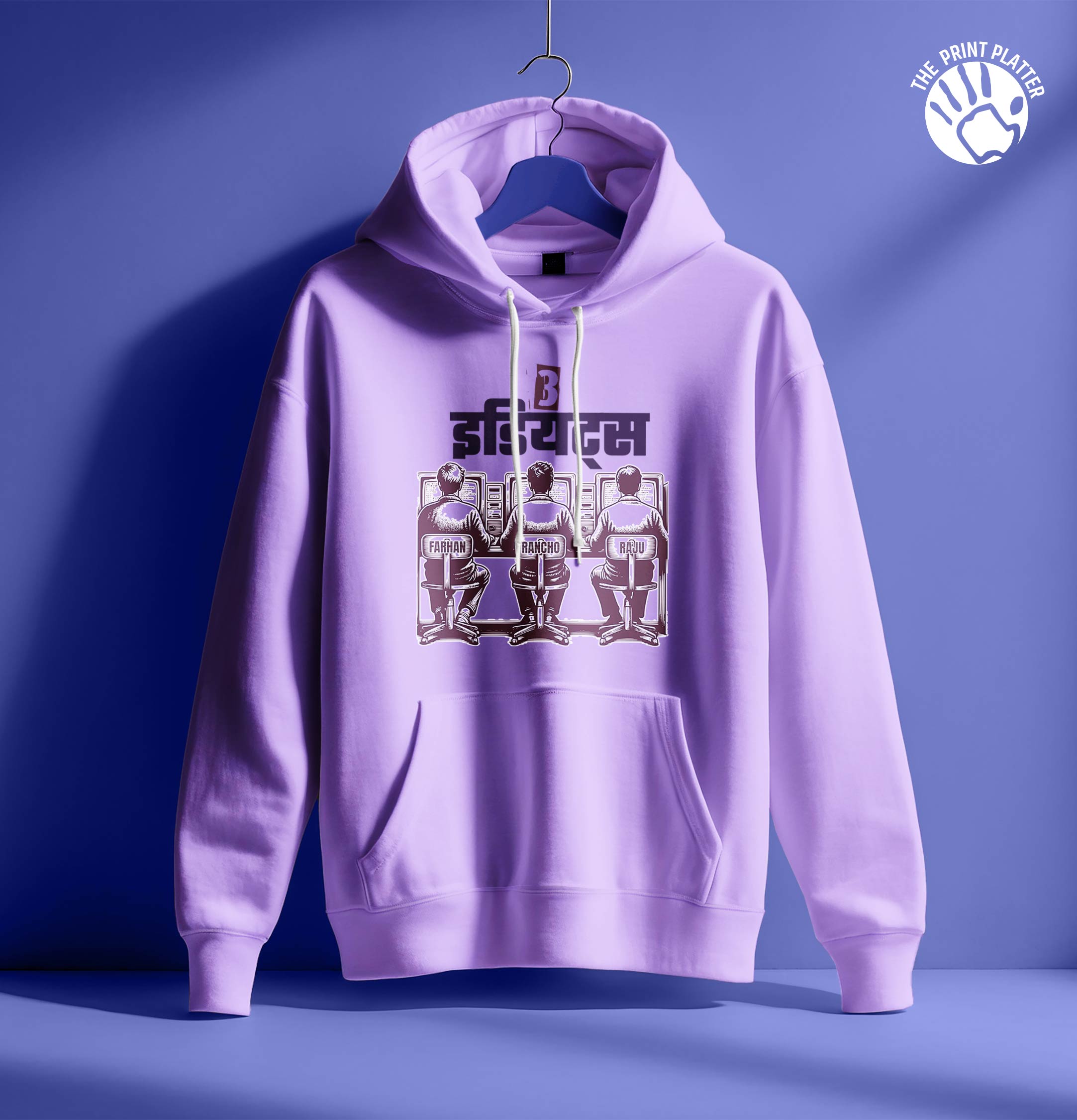 3-IDIOTS HOODIE UNISEX CASUAL WEAR | 54