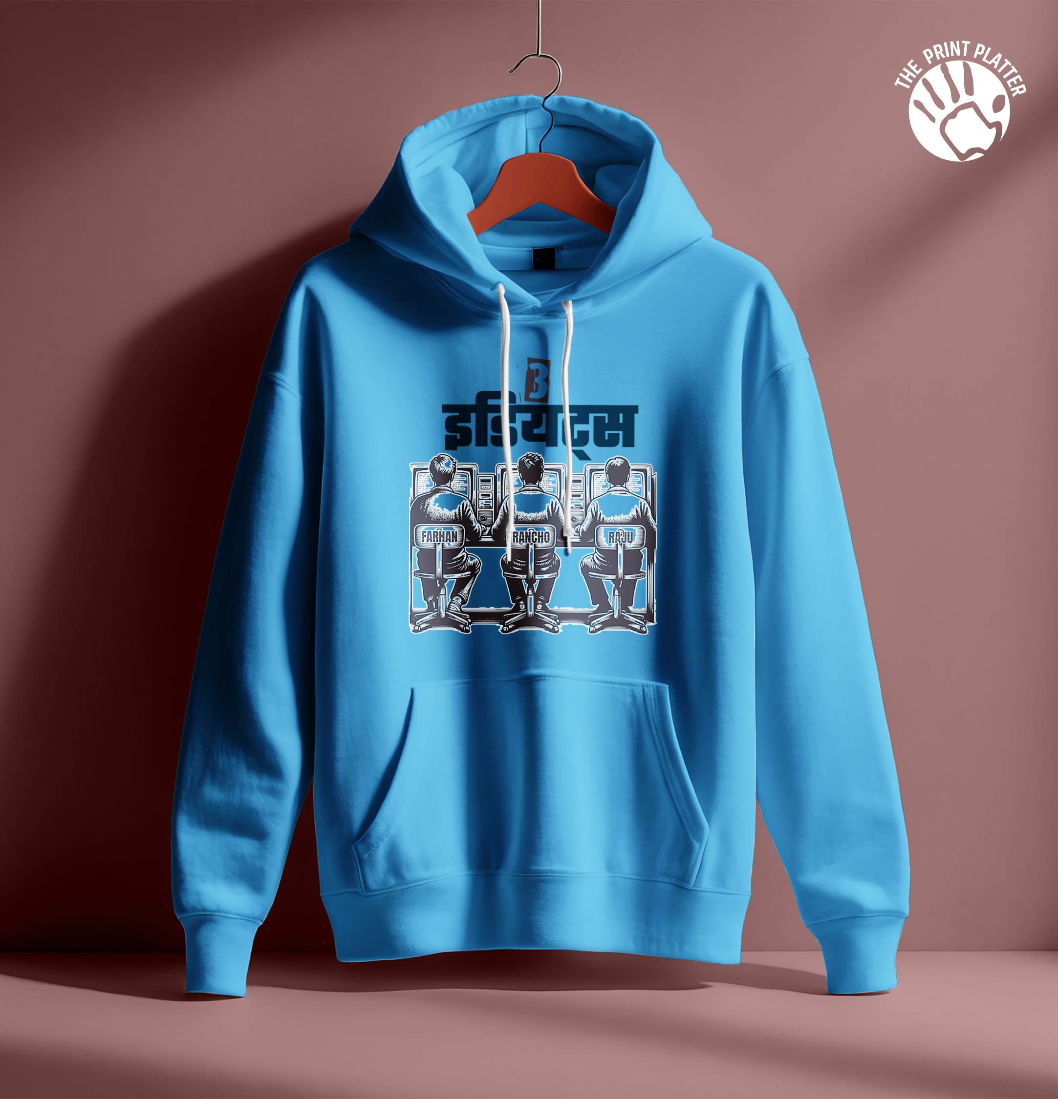 3-IDIOTS HOODIE UNISEX CASUAL WEAR | 54