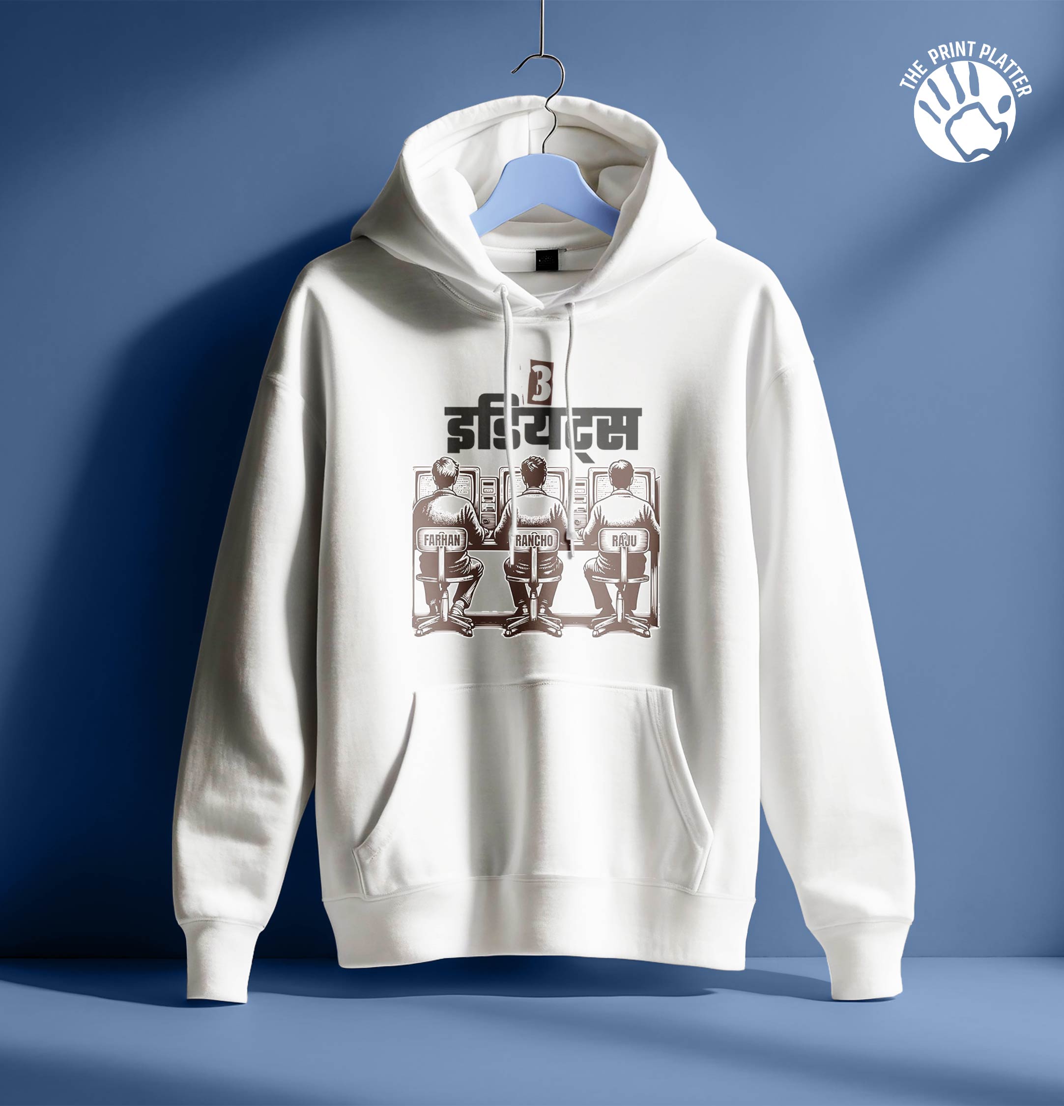 3-IDIOTS HOODIE UNISEX CASUAL WEAR | 54