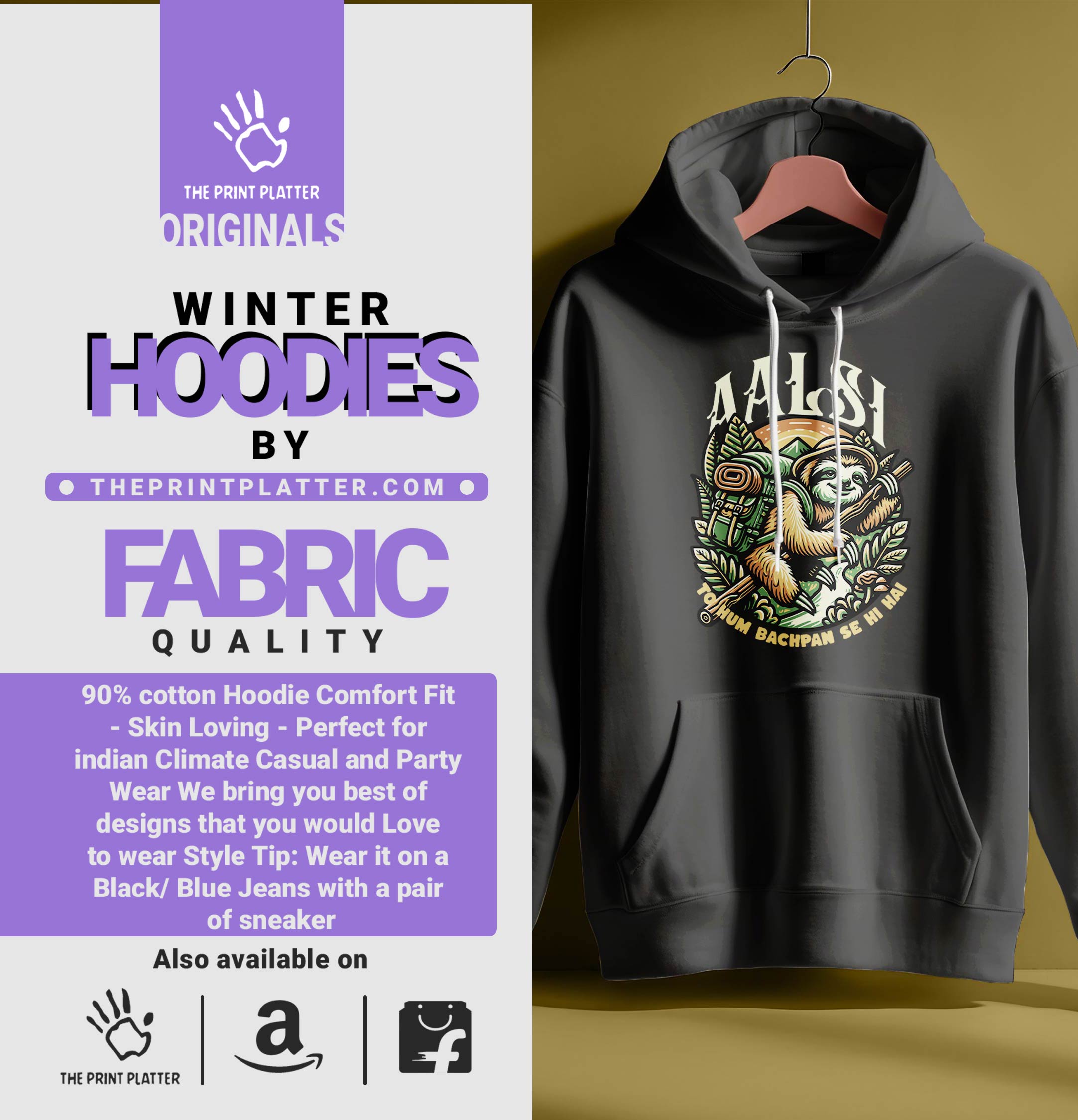 AALSI HOODIE UNISEX CASUAL WEAR | 55