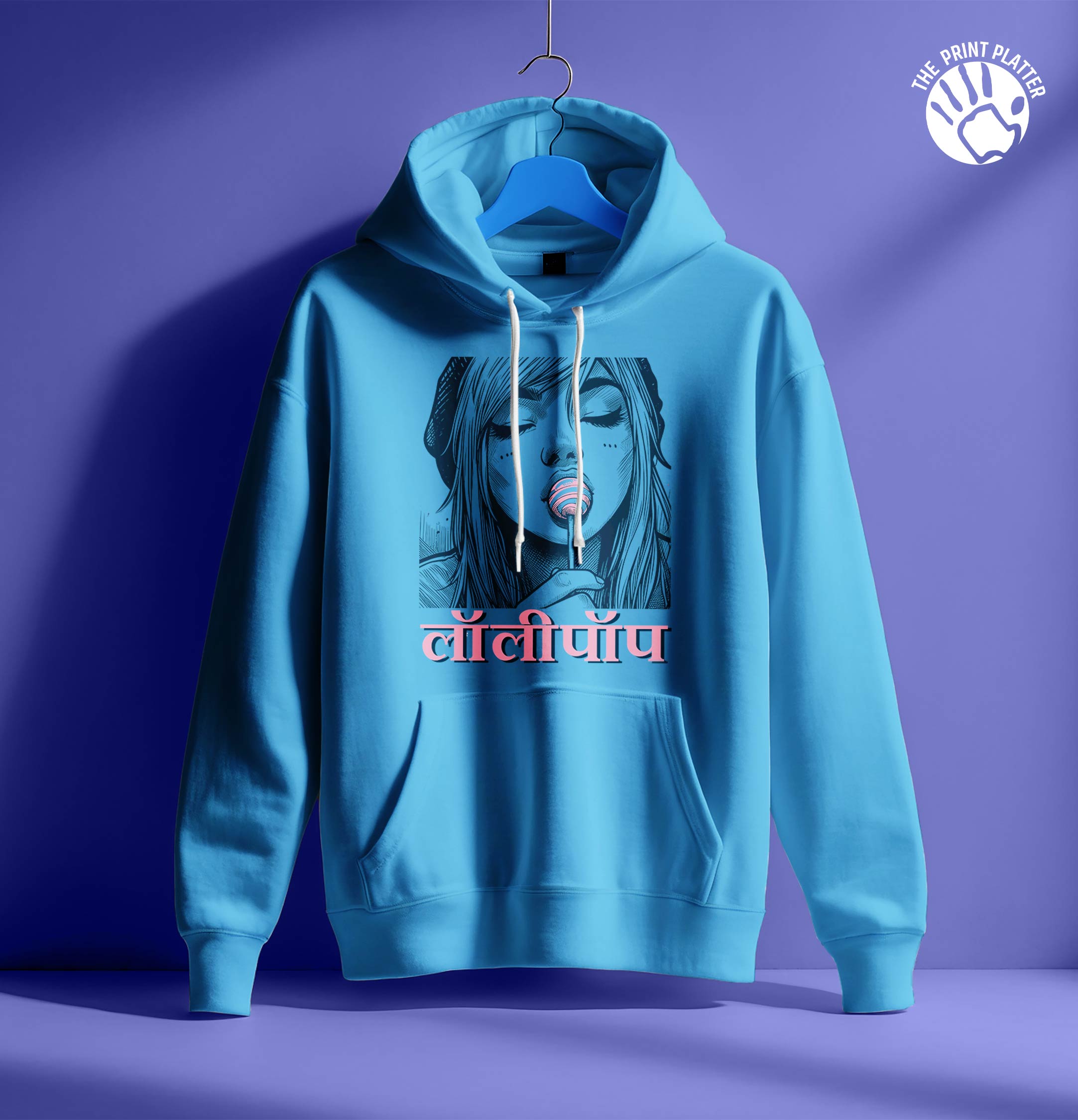 GIRL WITH LOLIPOP HOODIE UNISEX CASUAL WEAR | 69