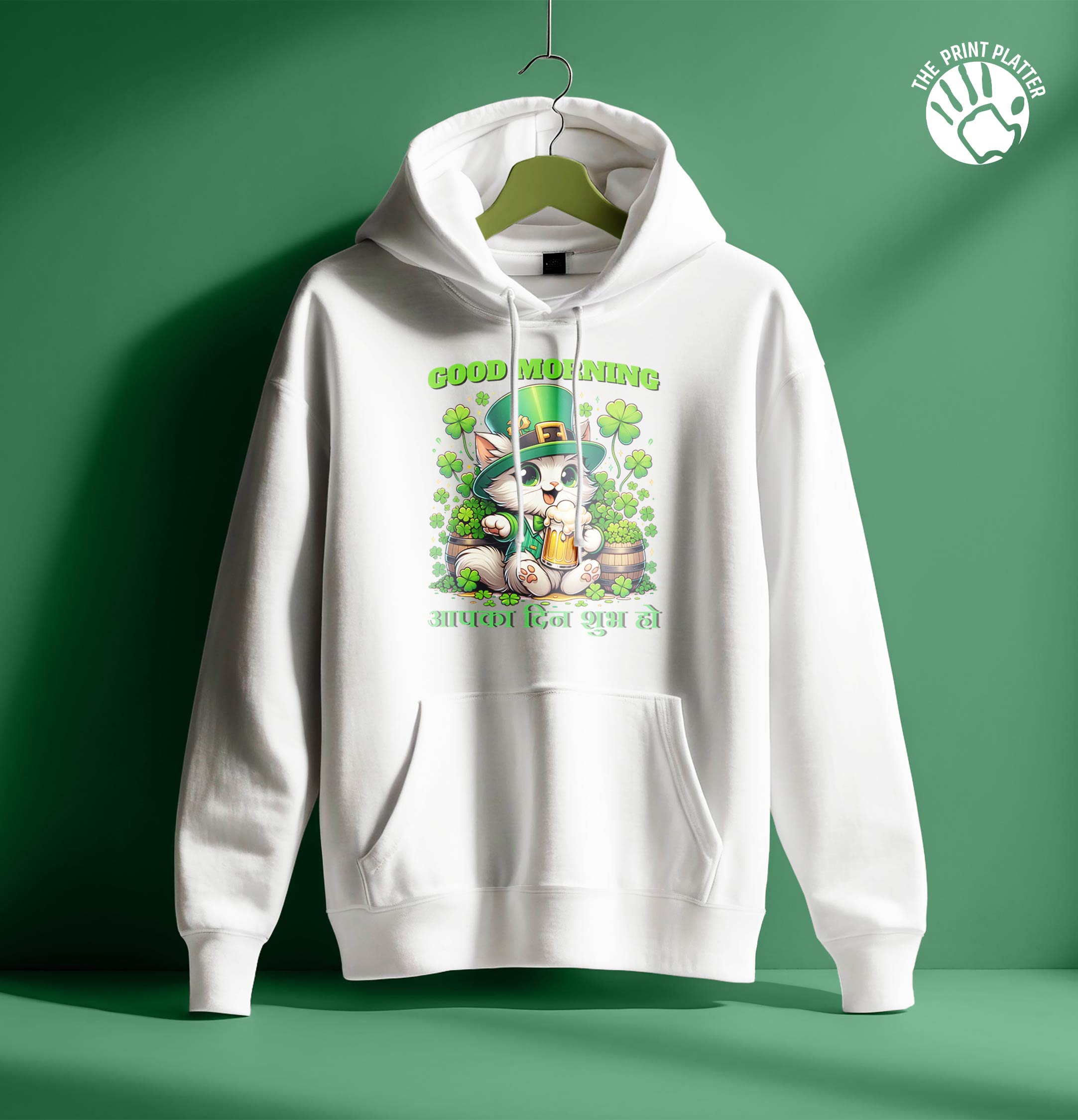 GOOD MORNING HOODIE UNISEX CASUAL WEAR | 70