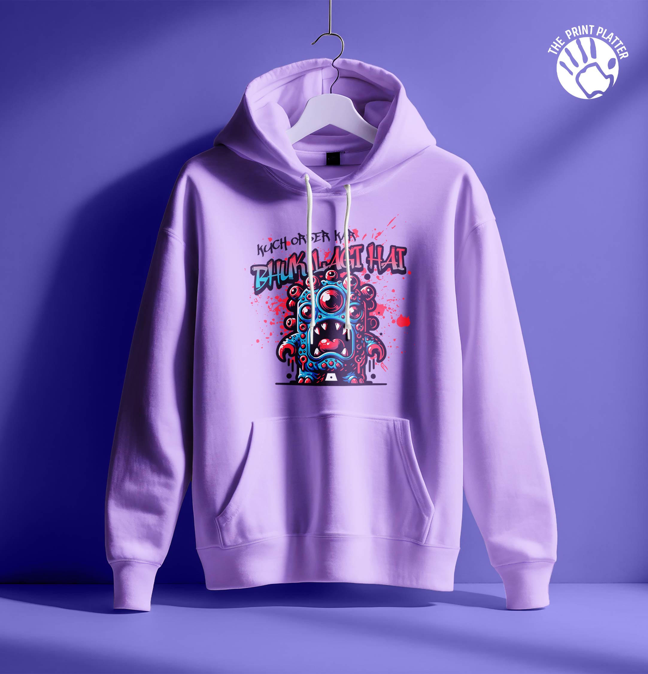 BHOOKH LAGI HAI HOODIE UNISEX CASUAL WEAR | 81