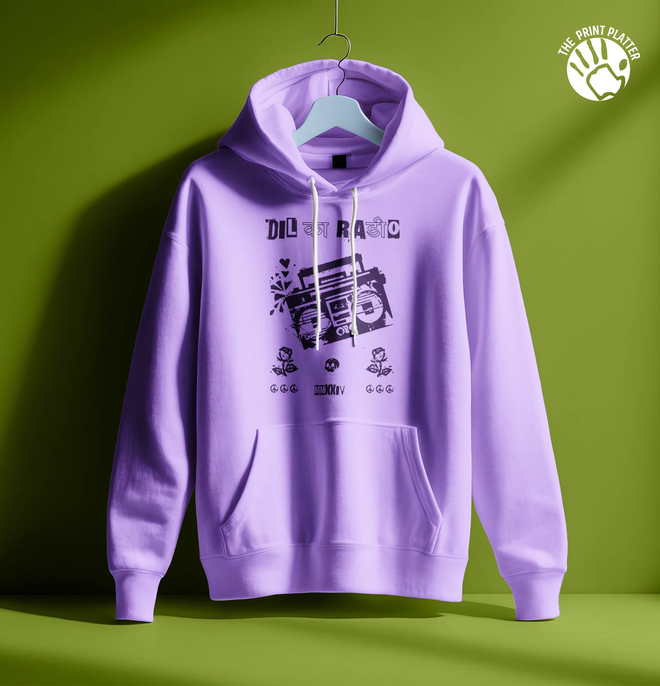 DIL KA RADIO HOODIE UNISEX CASUAL WEAR | 86