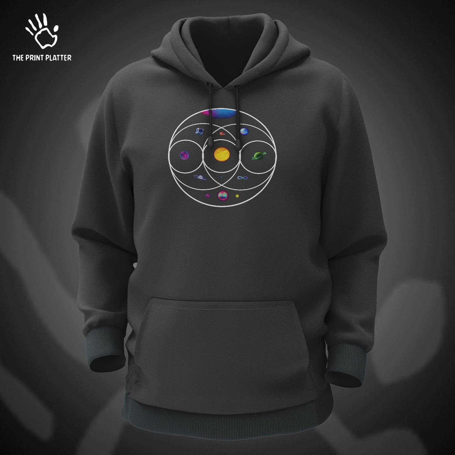 Music of the spheres Cotton Bio Wash 330gsm Sweatshirt with Hood for Winter | H-R136