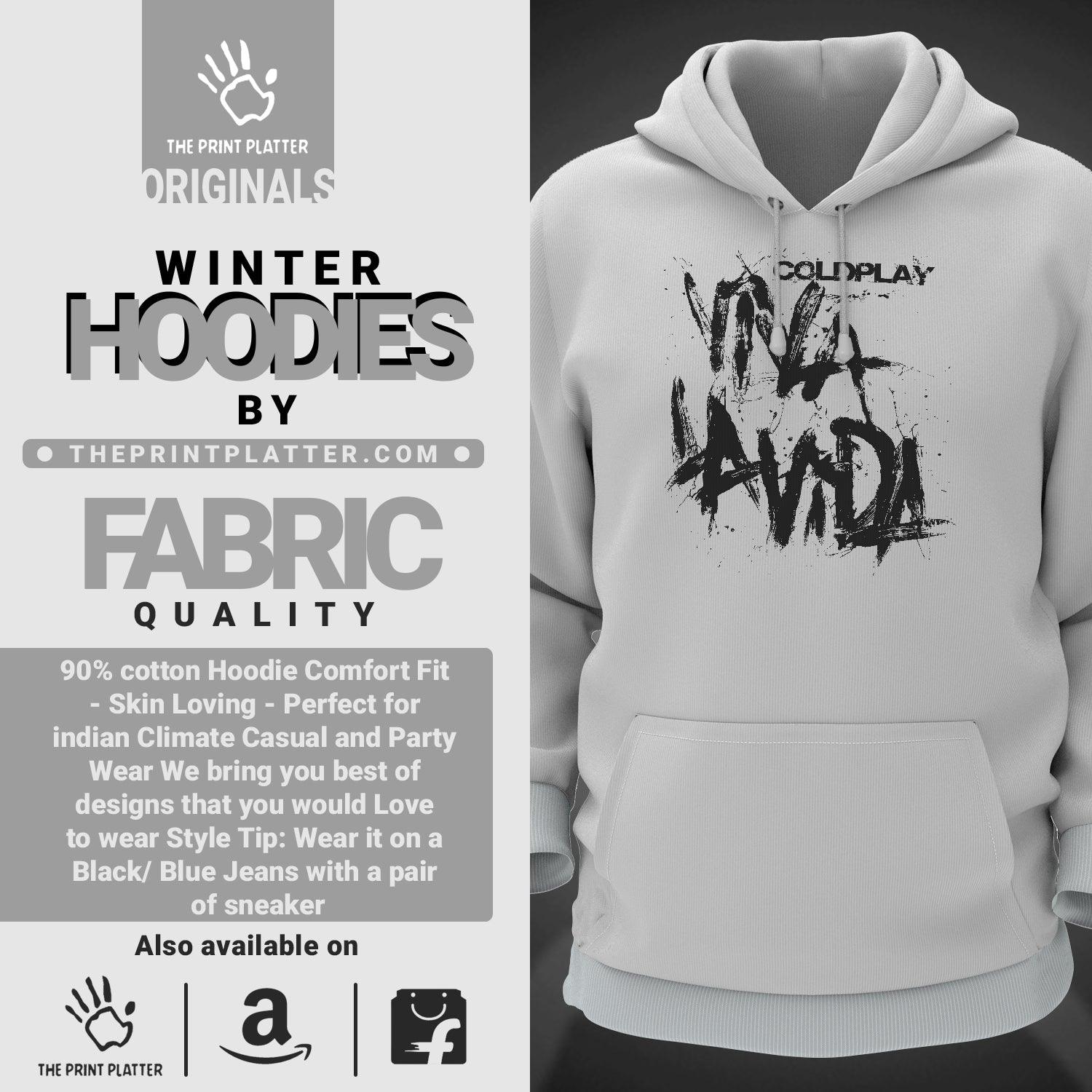 Viva Lavida Cotton Bio Wash 330gsm Sweatshirt with Hood for Winter | H-R138