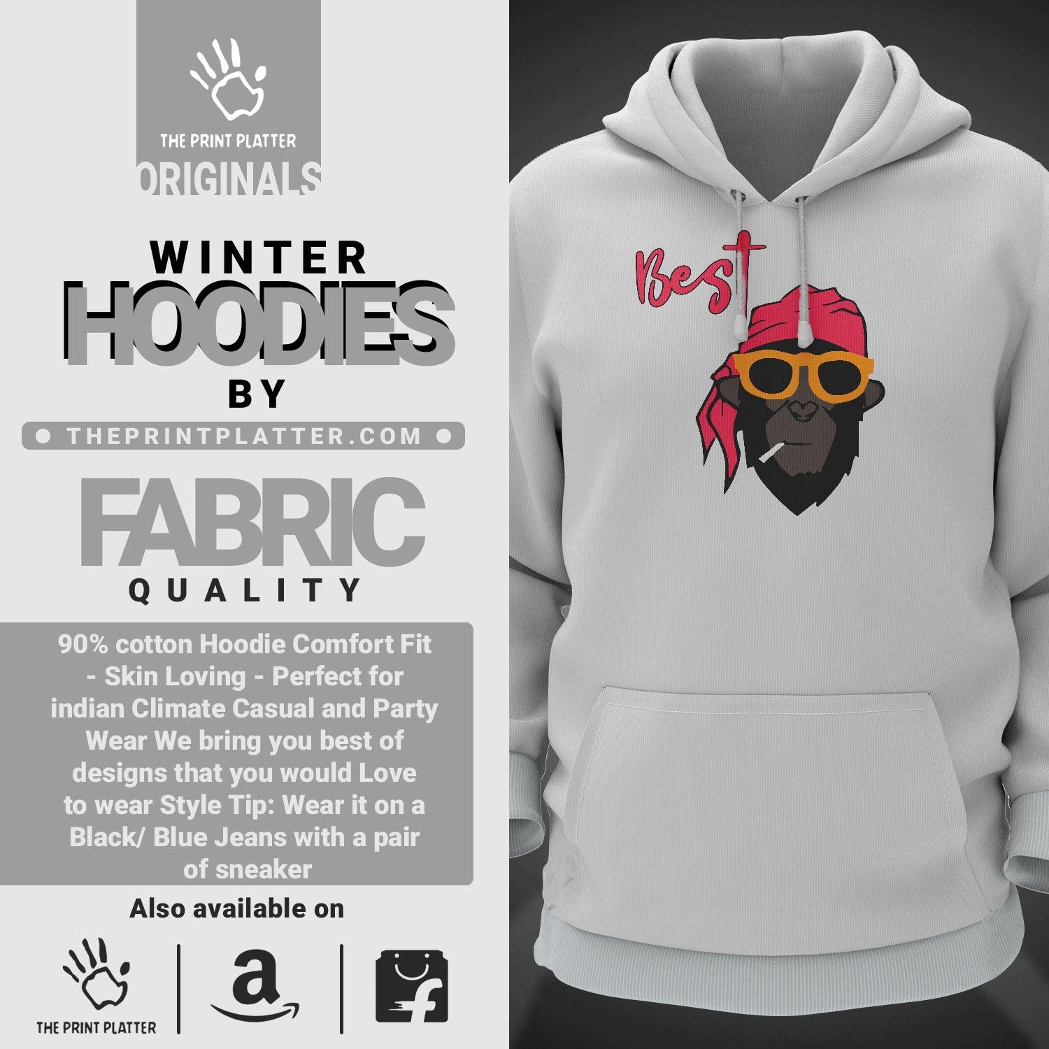 Best Cotton Bio Wash 330gsm Sweatshirt with Hood for Winter | H-R395