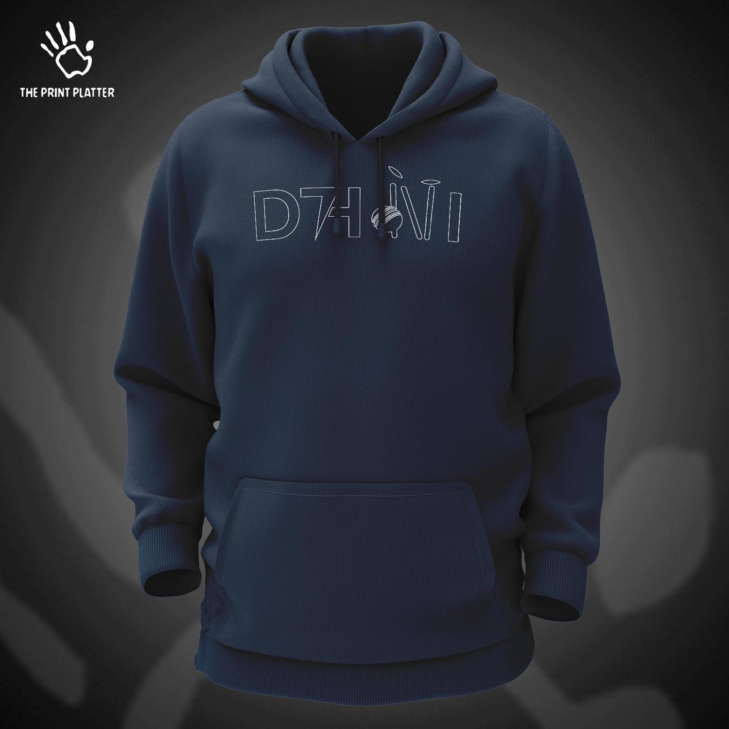 Dhoni Cotton Bio Wash 330gsm Sweatshirt with Hood for Winter | H-R72