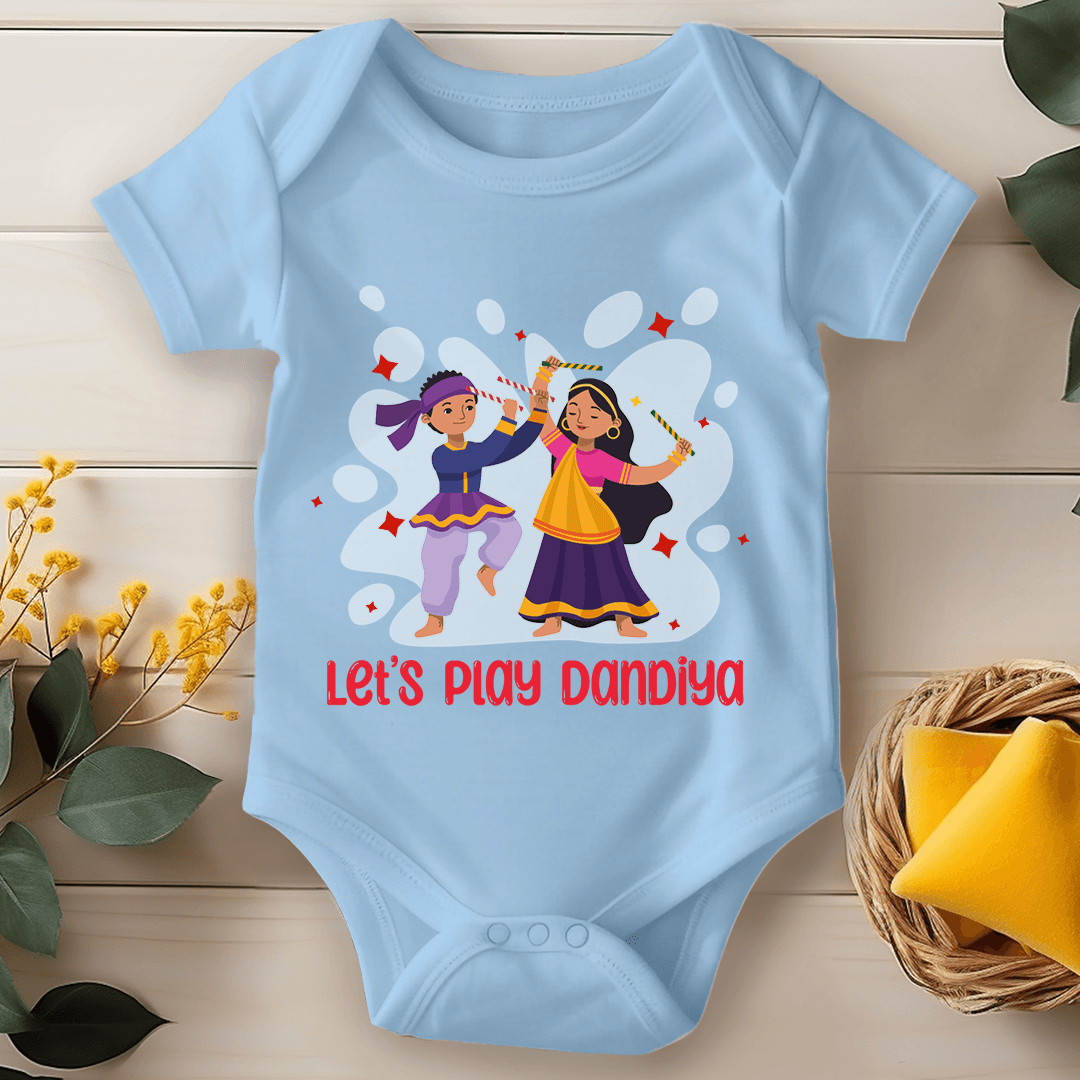 Navratri Baby Romper - Lets Play Dandiya