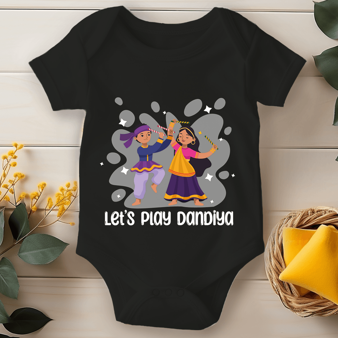 Navratri Baby Romper - Lets Play Dandiya