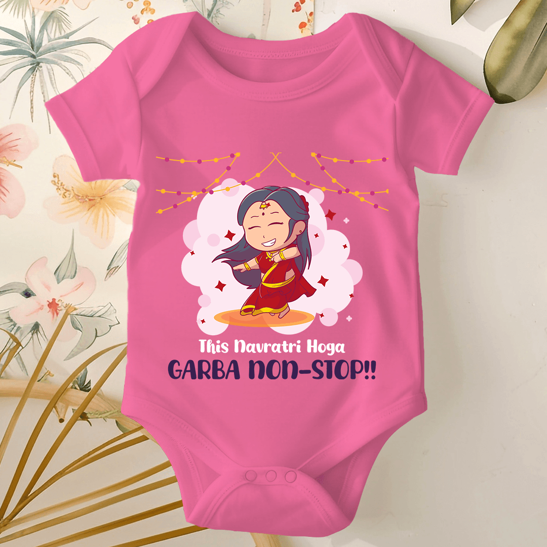 Navratri Baby Romper - Garba Non Stop!!