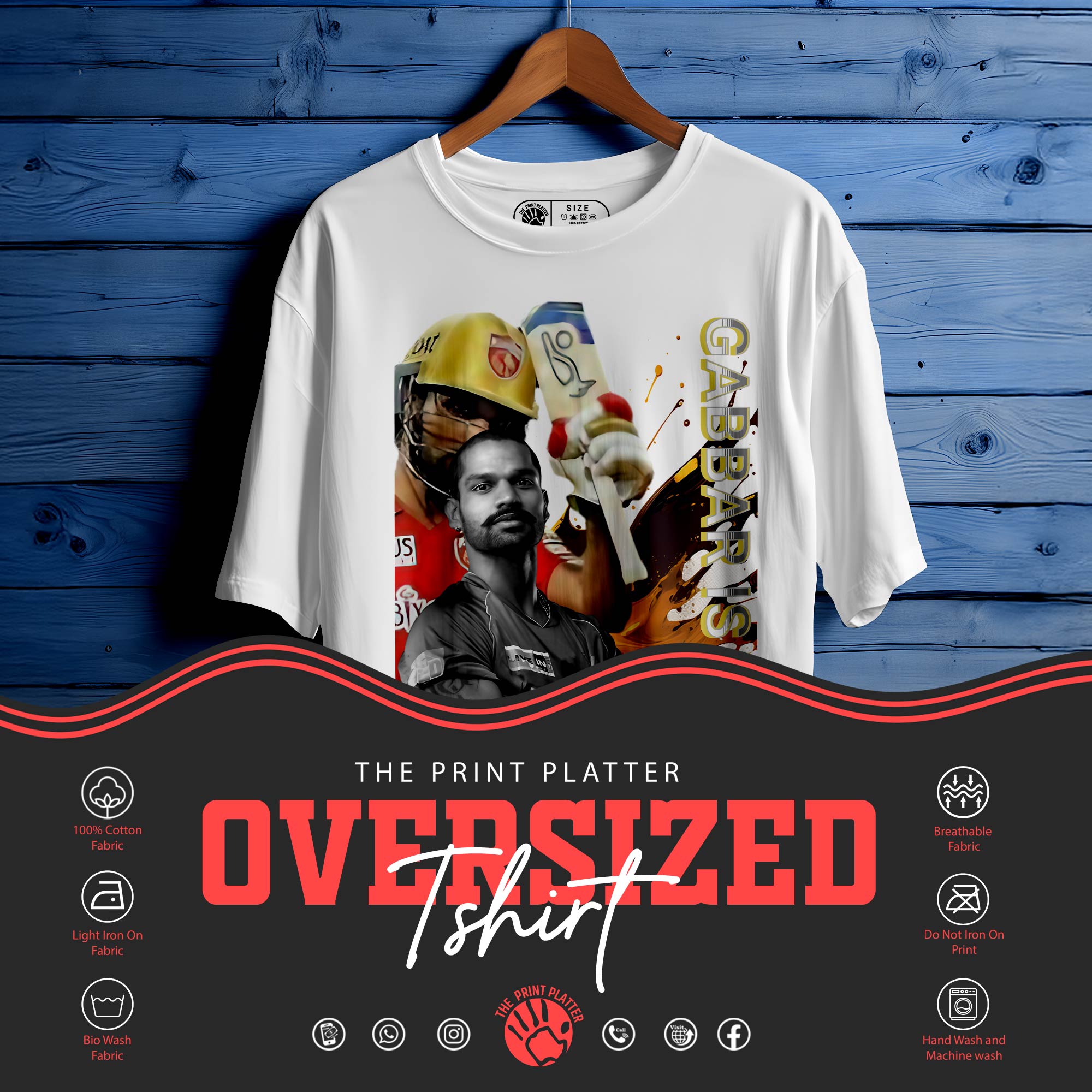 GABBAR-IS-BACK Oversized Unisex T-Shirt | 299