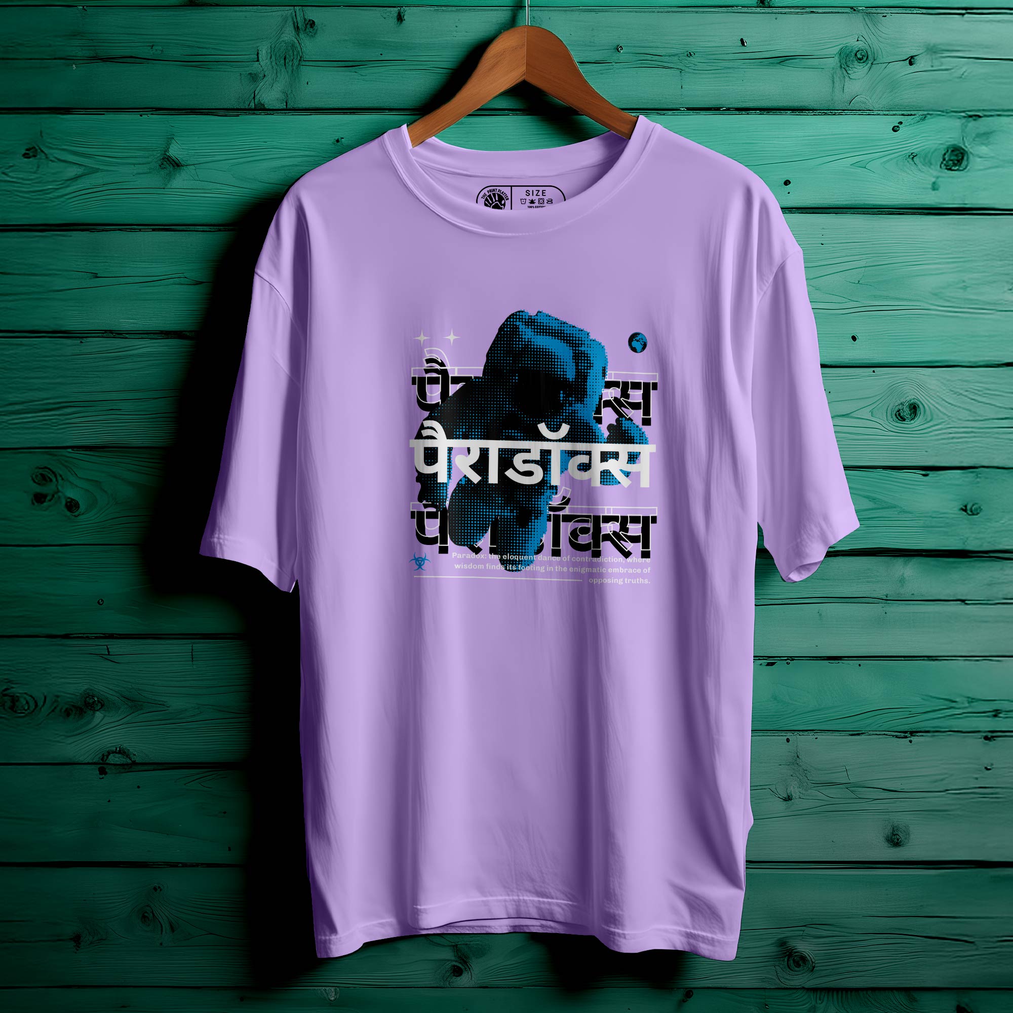 Paradox-Typography OVERSIZED T-SHIRT FOR UNISEX |114