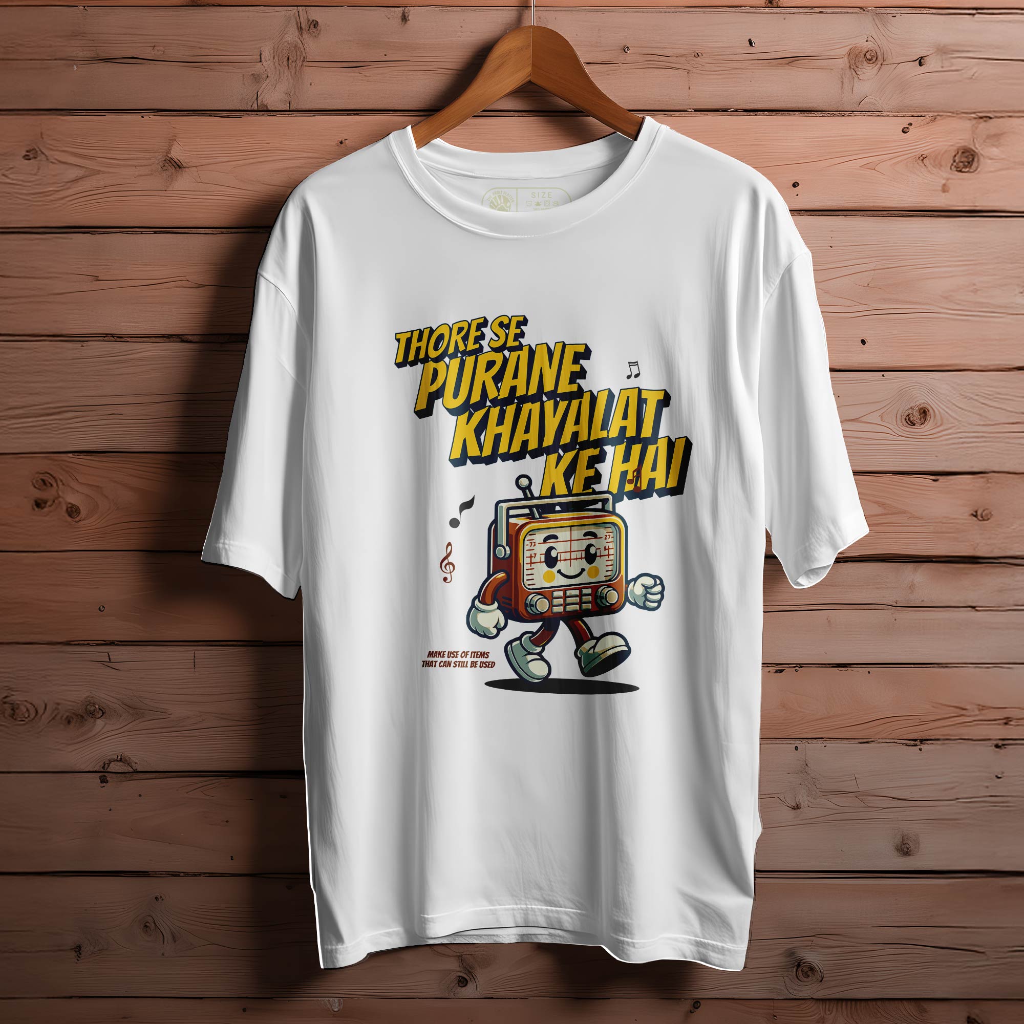 PURANE-KHAYALAT  OVERSIZED T-SHIRT FOR UNISEX |116