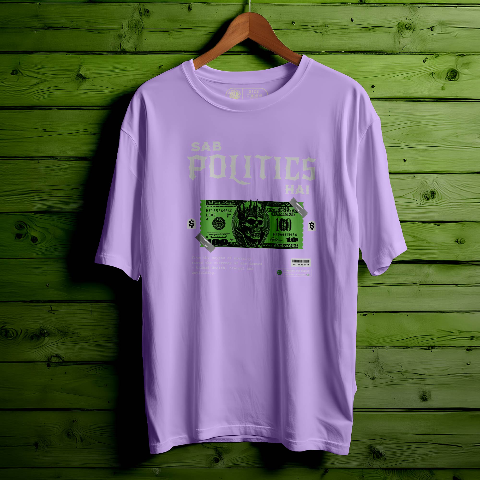 SAB POLITICS HAI OVERSIZED T-SHIRT FOR UNISEX |119