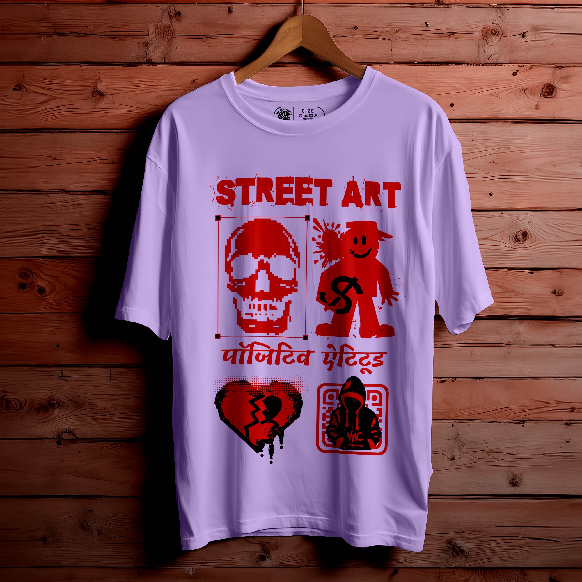 Streetart OVERSIZED T-SHIRT FOR MEN WOMEN |124