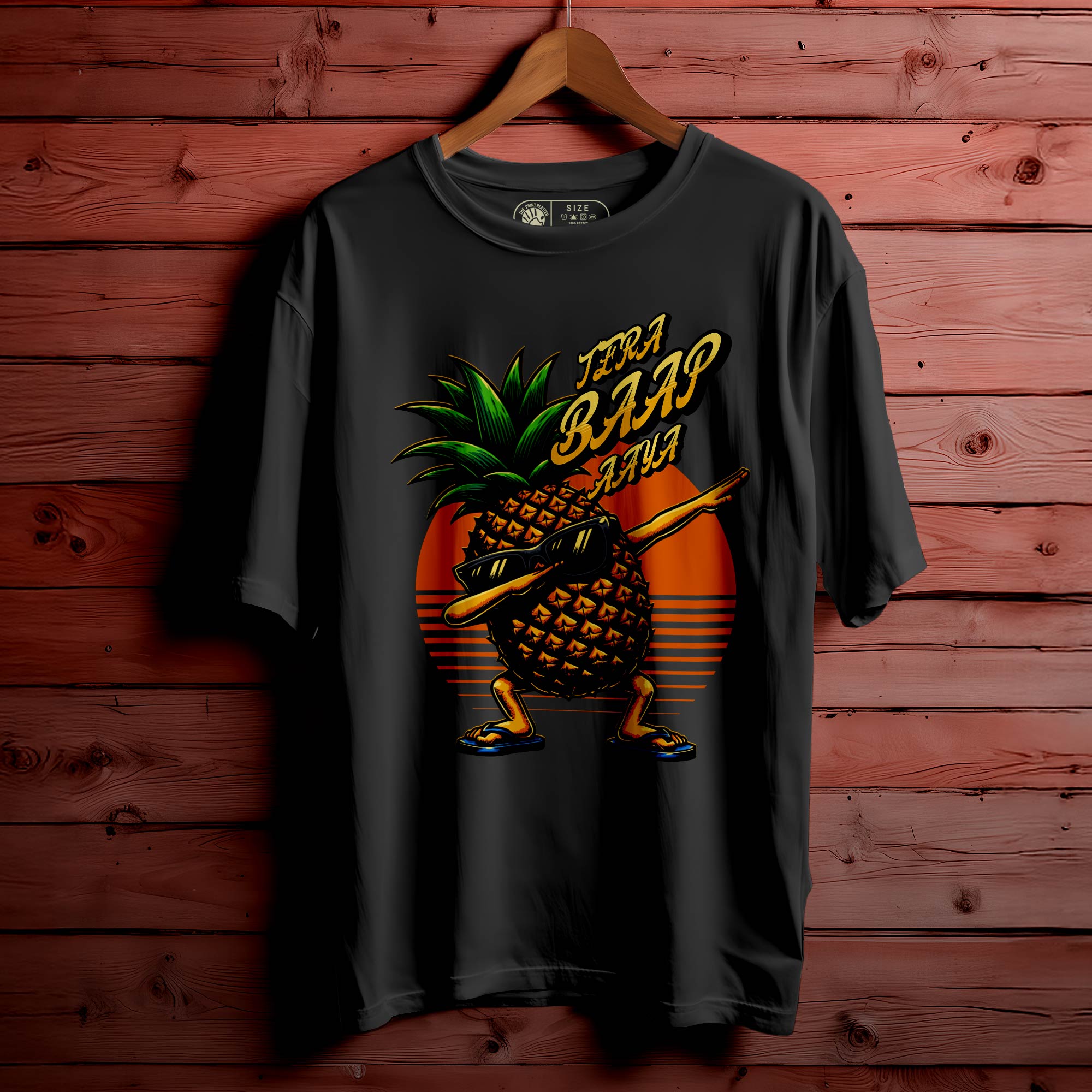 TERA BAAP AYA OVERSIZED T-SHIRT FOR UNISEX BIO WASH 127