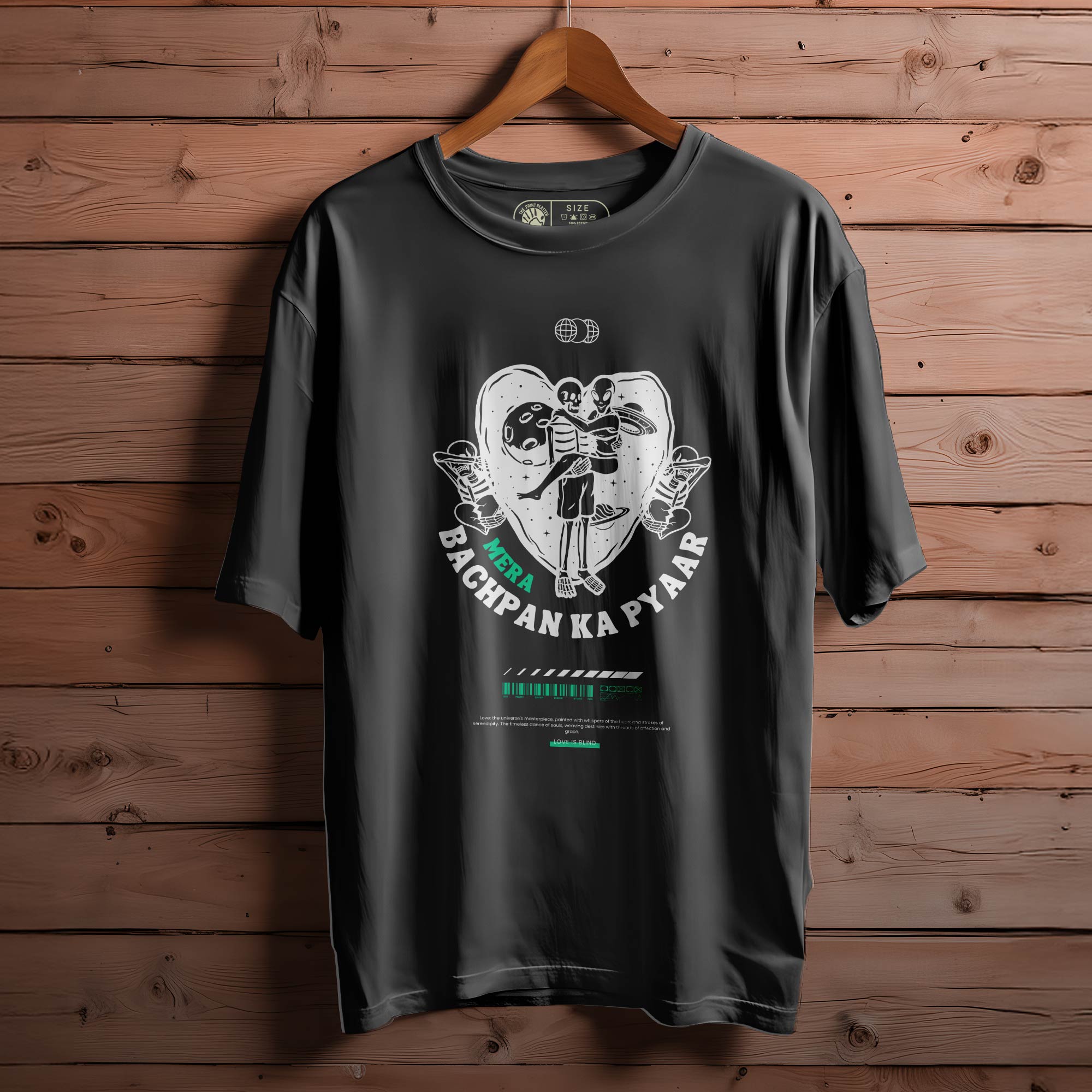 Bachpan-Ka-Pyar OVERSIZED T-SHIRT FOR MEN WOMEN BIO WASH 133