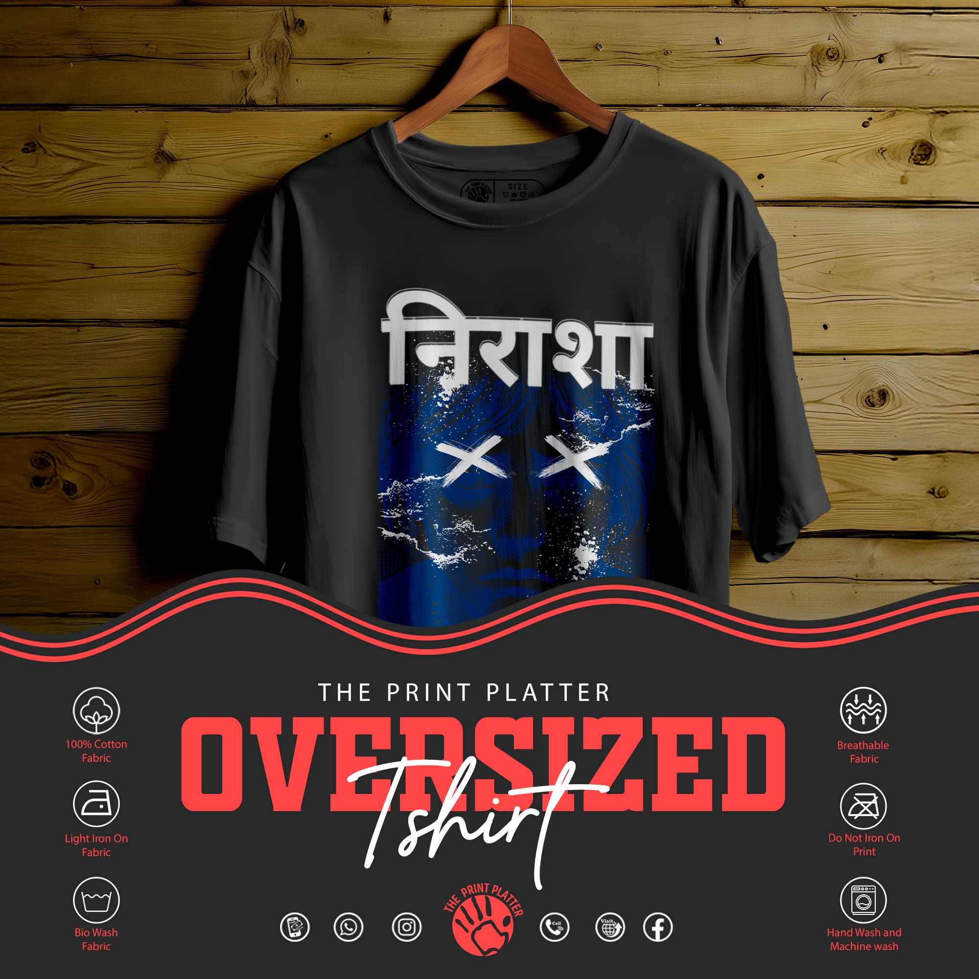 NIRASHA oversized t-shirt for men women | 146