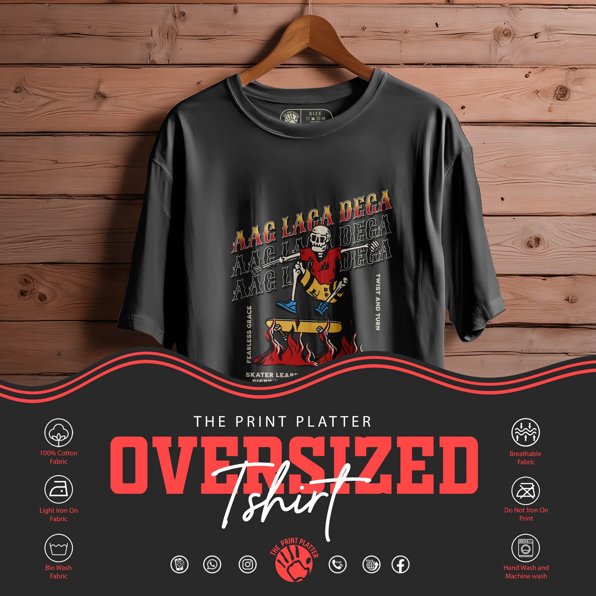 Aag-Laga-Dega T-SHIRT FOR MEN OR WOMEN | 159