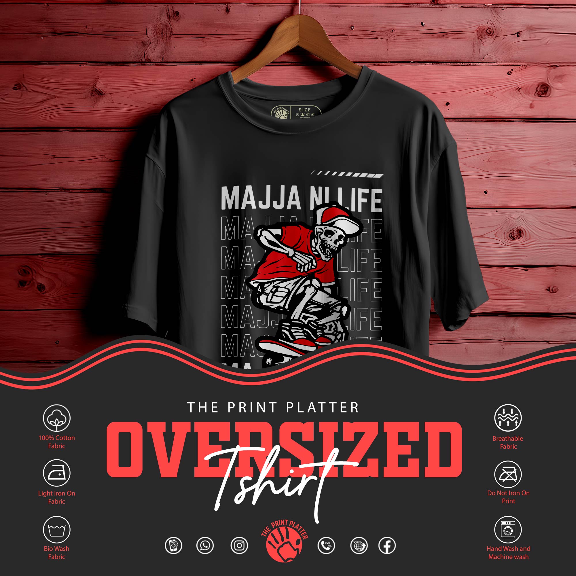 Majja-ni-life T-SHIRT FOR MEN OR WOMEN |175