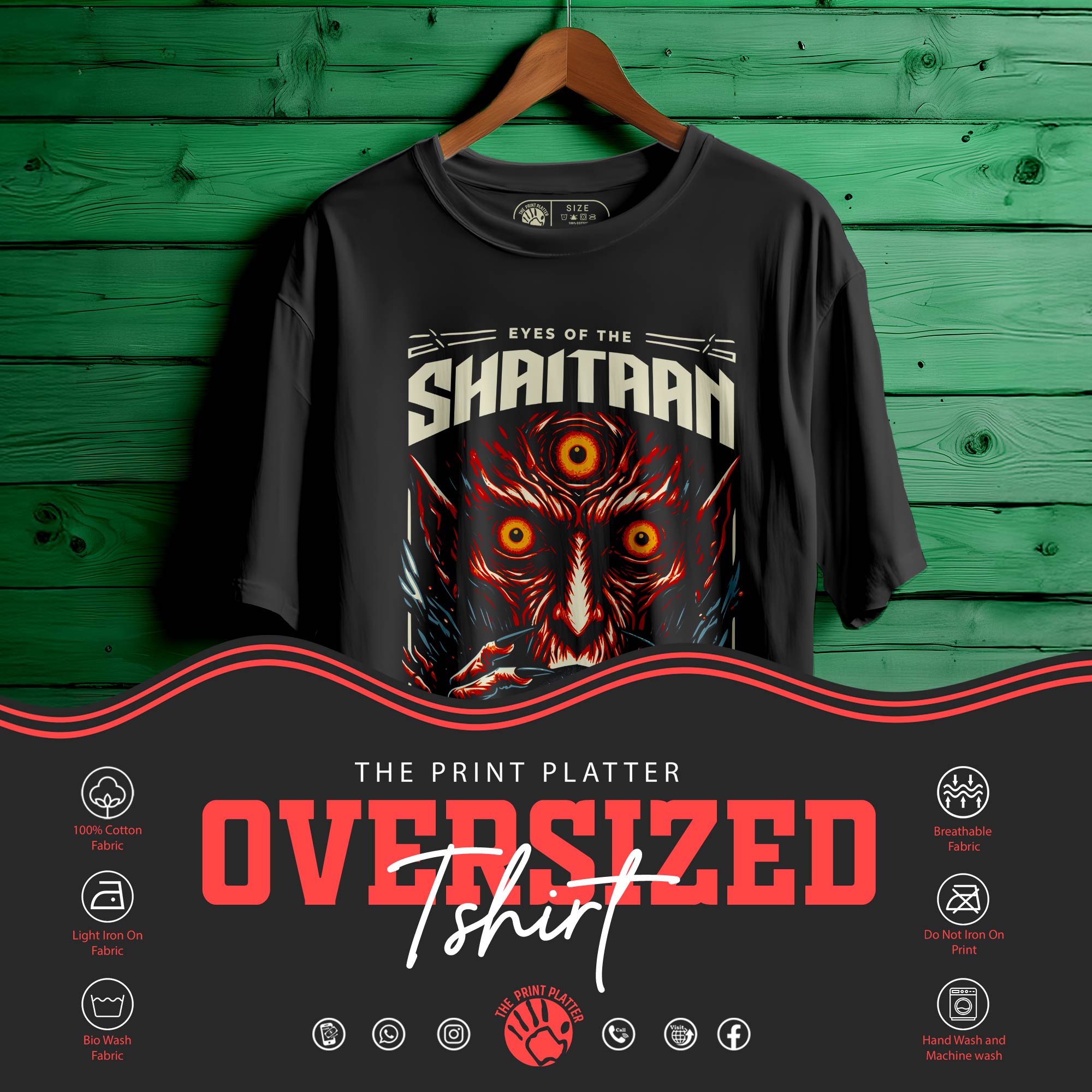 Shaitaan T-SHIRT FOR MEN OR WOMEN |180