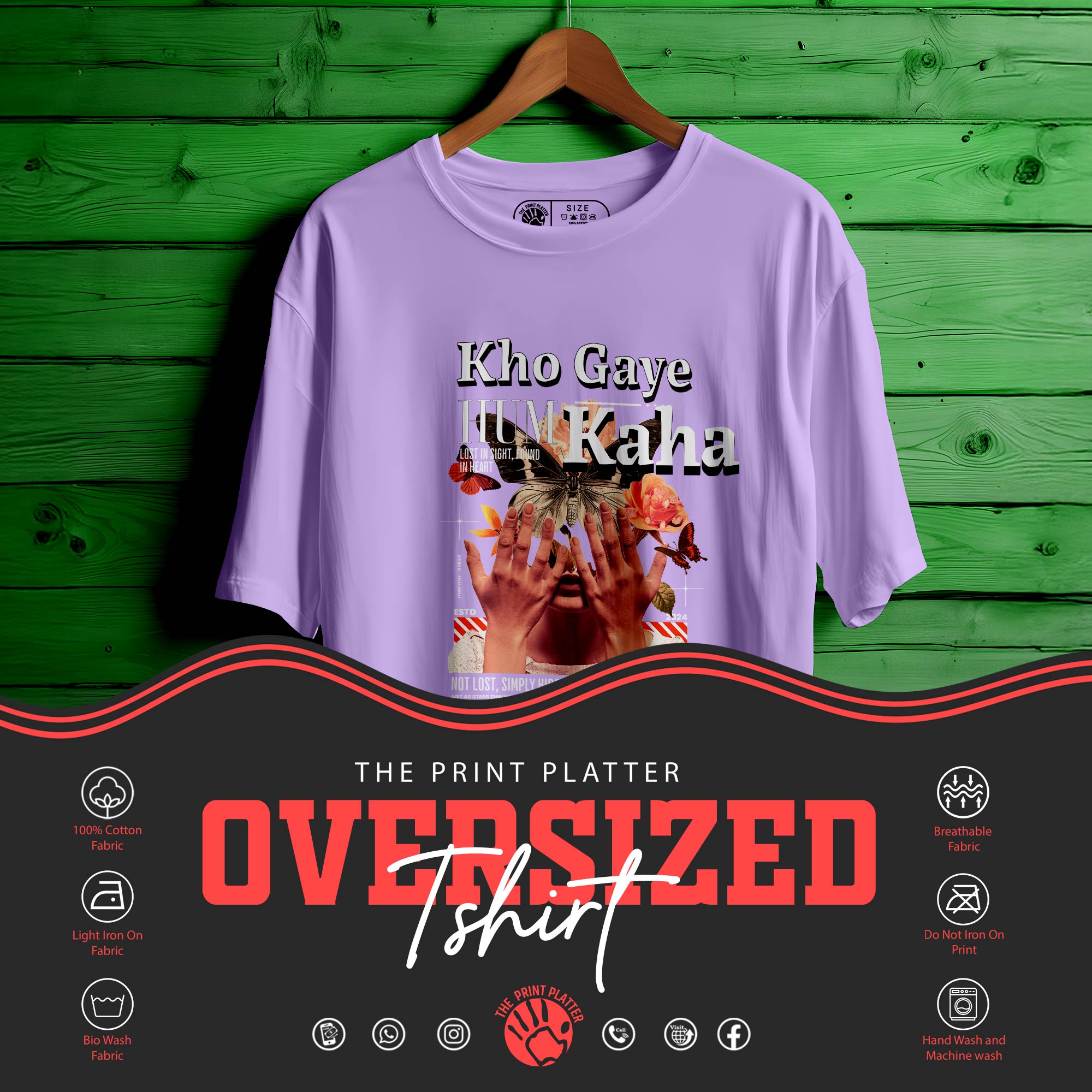Kho-Gaye-Hum-Kaha T-SHIRT FOR MEN OR WOMEN 195