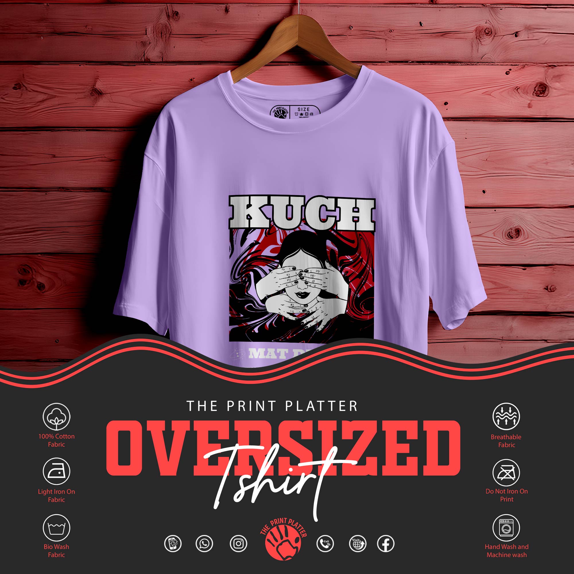 KUCH MAT DEKHO T SHIRT FOR MEN OR WOMEN 202