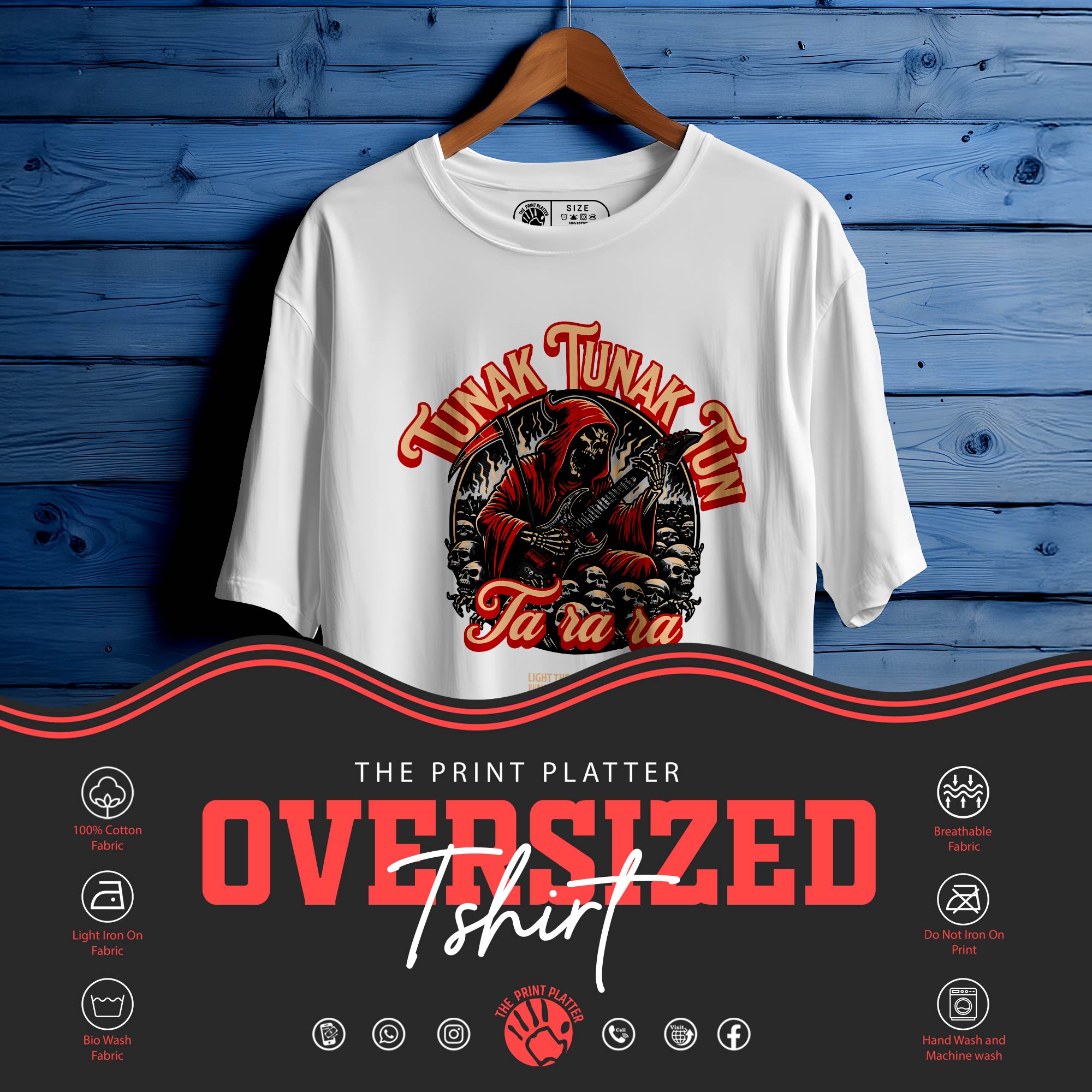 Tunak Tunak Tun – Oversized Unisex T-Shirt | Retro Desi Pop Vibes for Men & Women | 216