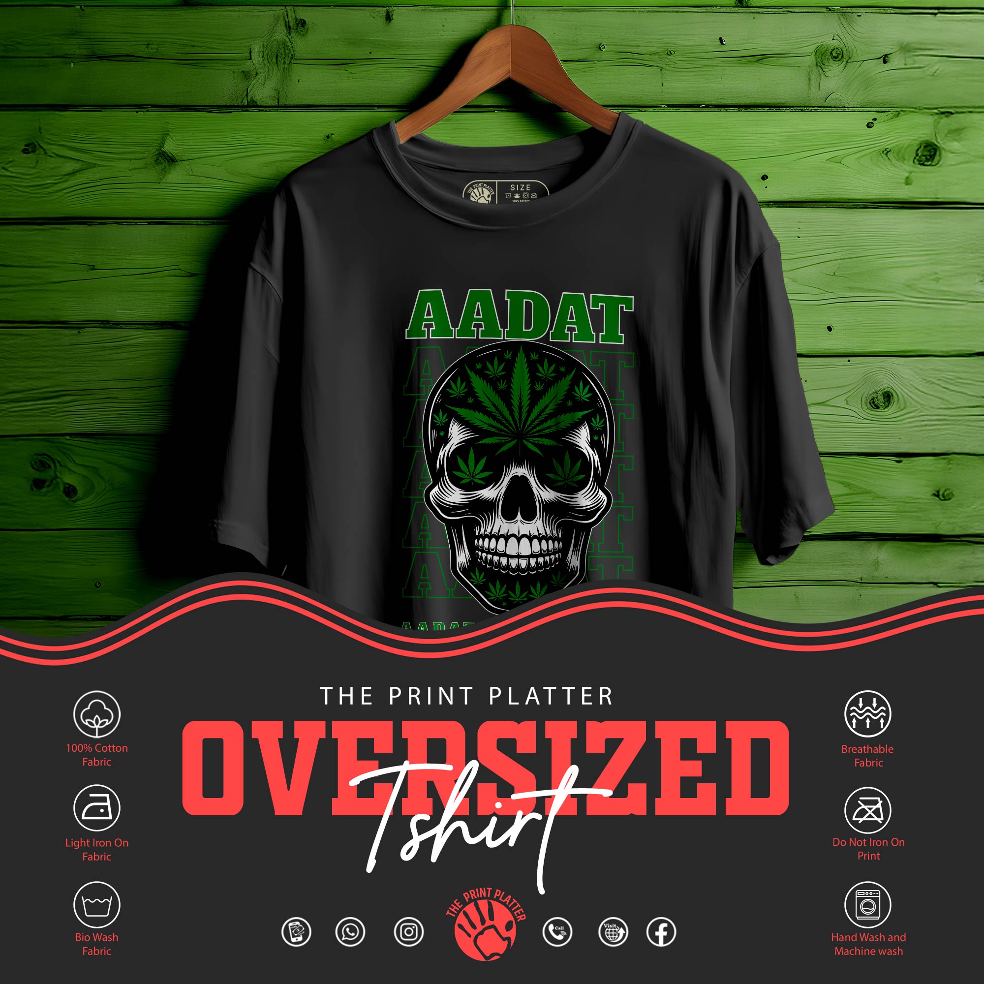 AADAT OVERSIZED UNISEX T-SHIRT | 218