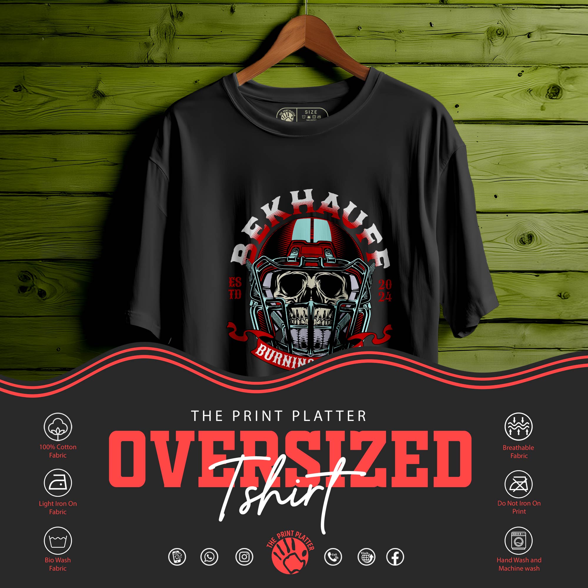 Bekhauff OVERSIZED UNISEX T-SHIRT |229