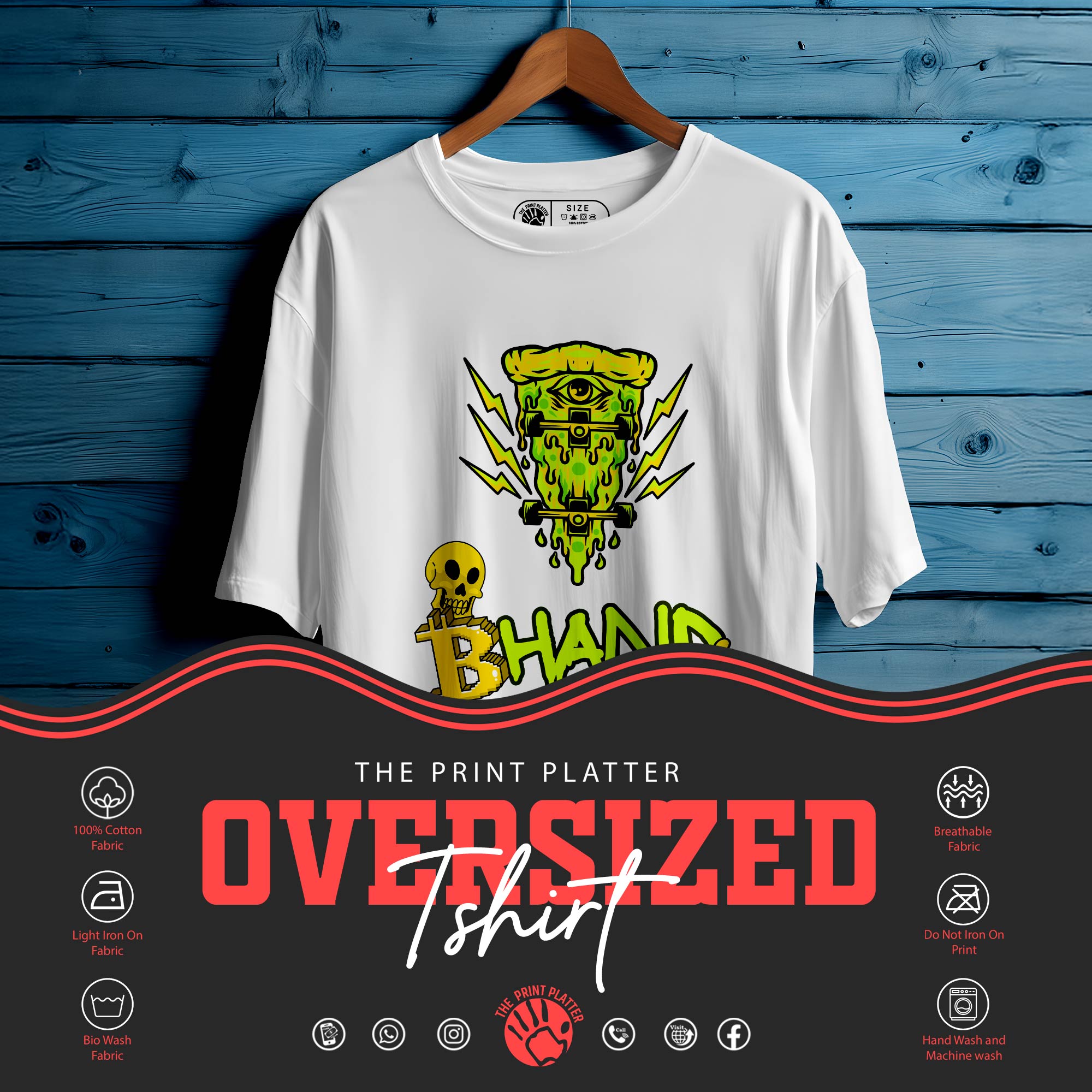 Bhand Oversized Unisex T-Shirt | 231