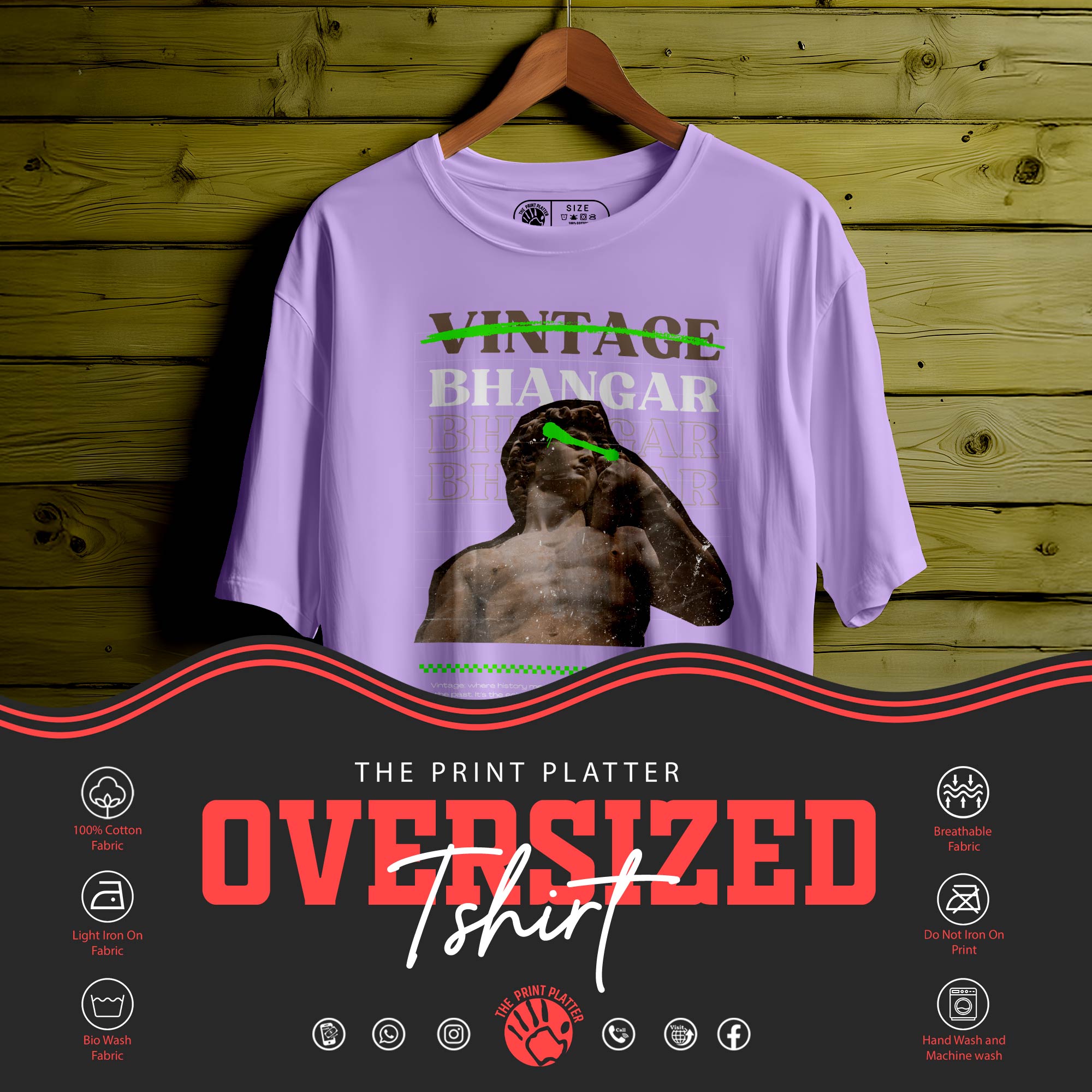 Bhangar Oversized Unisex T-Shirt | 232