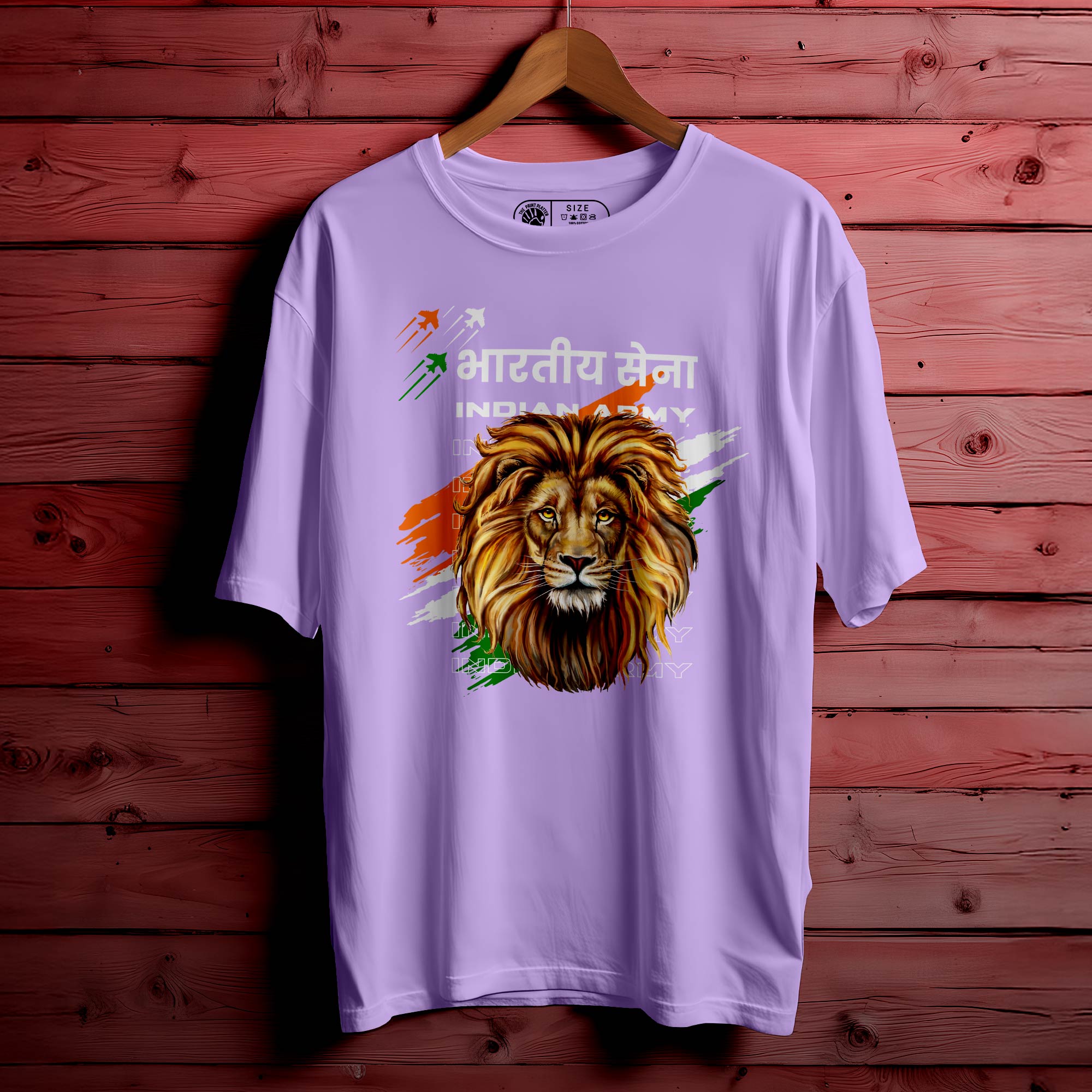 Bharatiya-Sena Oversized Unisex T-Shirt | Patriotic Streetwear for Men & Women | 233