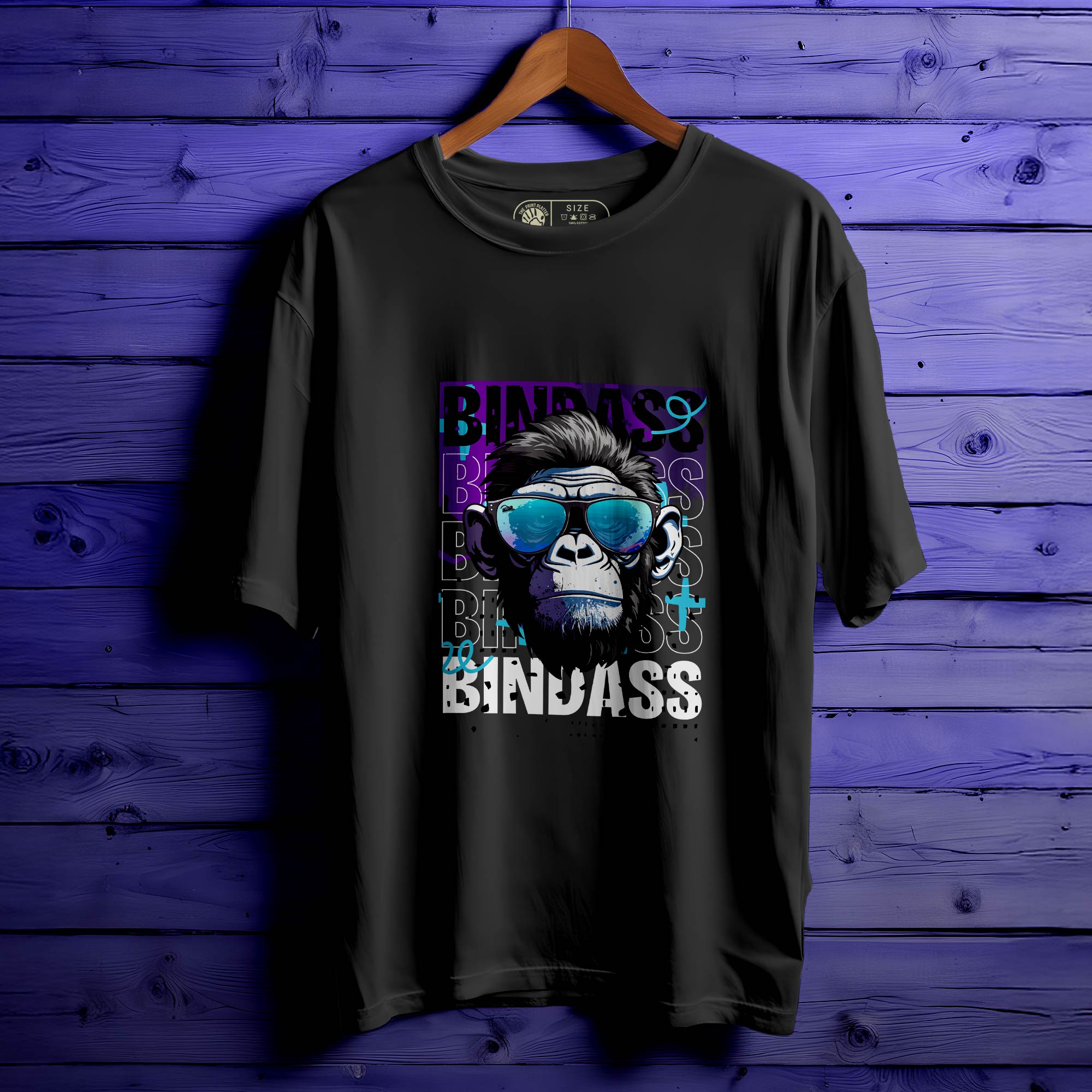 BINDASS Oversized Unisex T-Shirt | Bold Streetwear for Men & Women|234