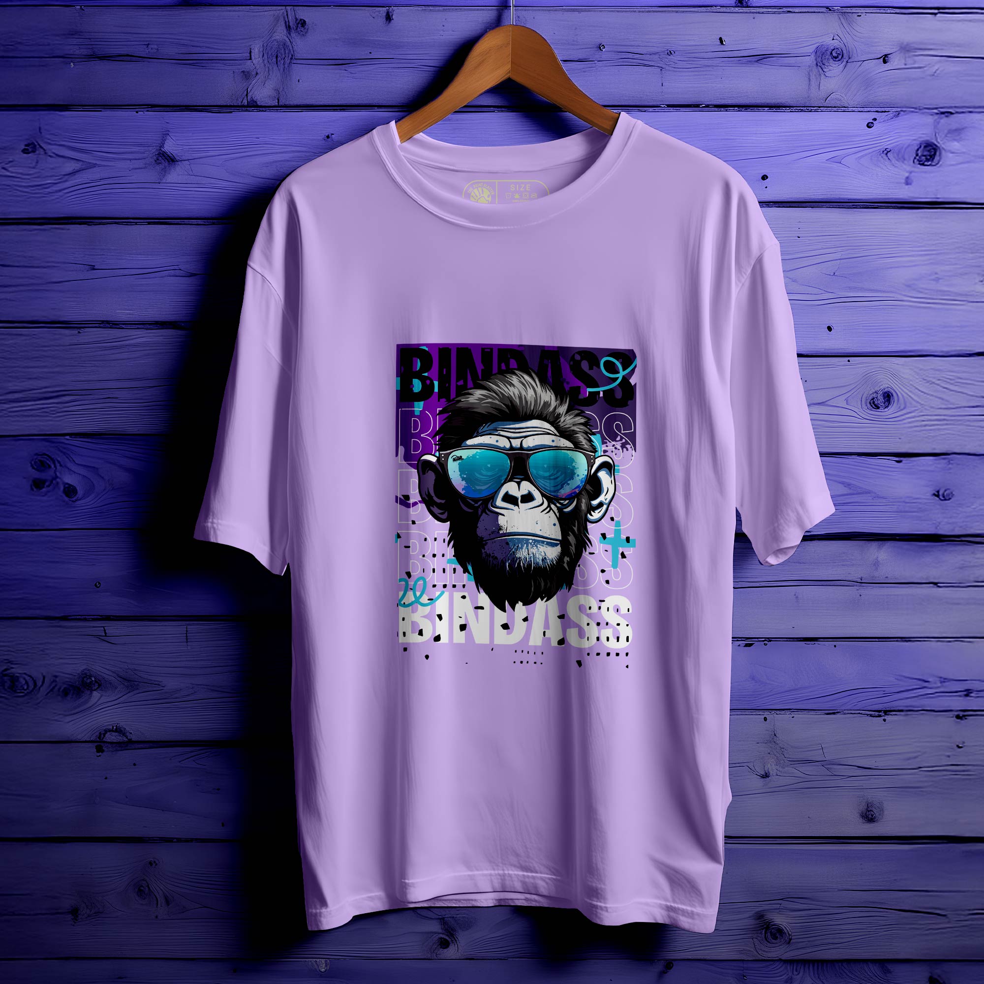 BINDASS Oversized Unisex T-Shirt | Bold Streetwear for Men & Women|234