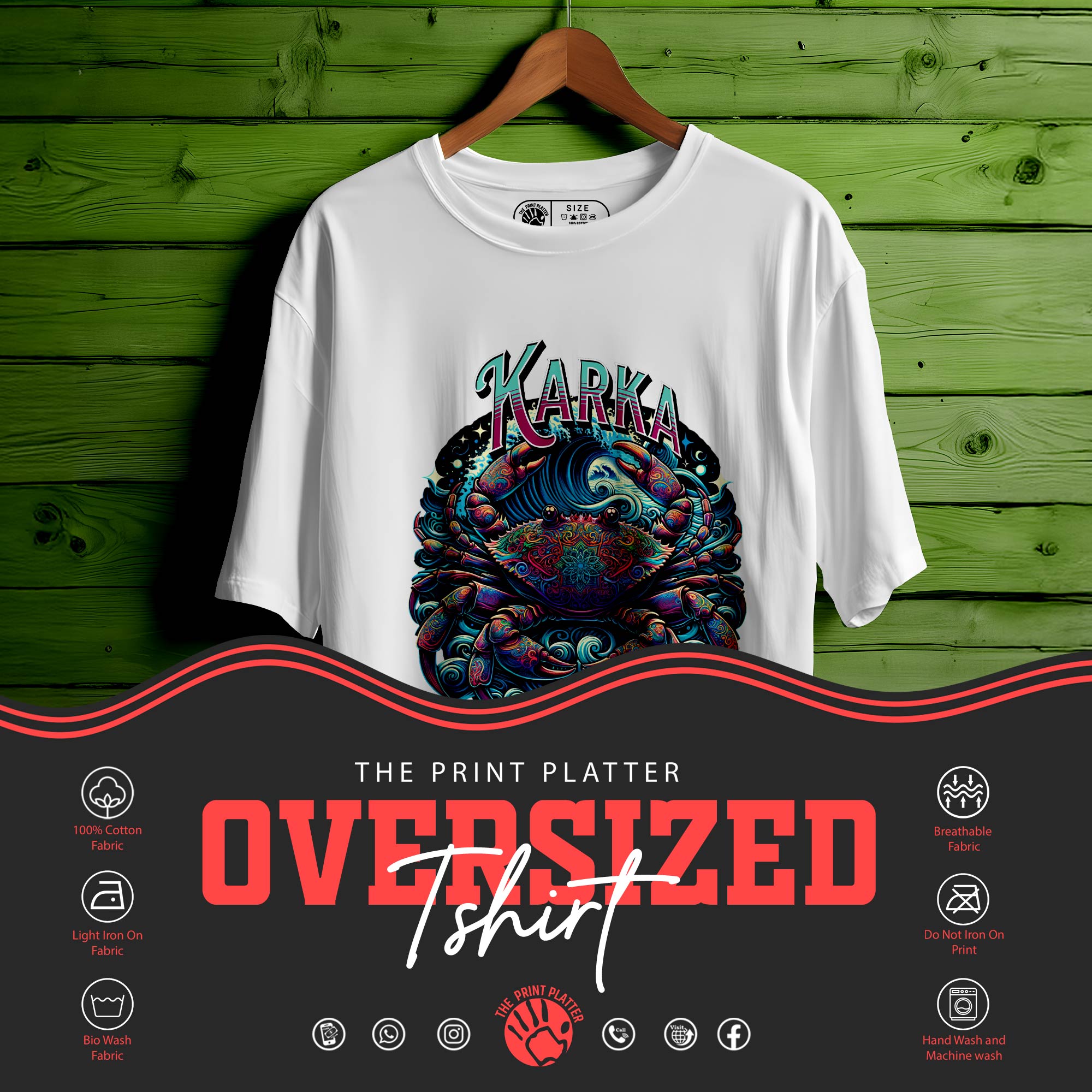 KARKA Oversized T-Shirt FOR MEN OR WOMEN |261