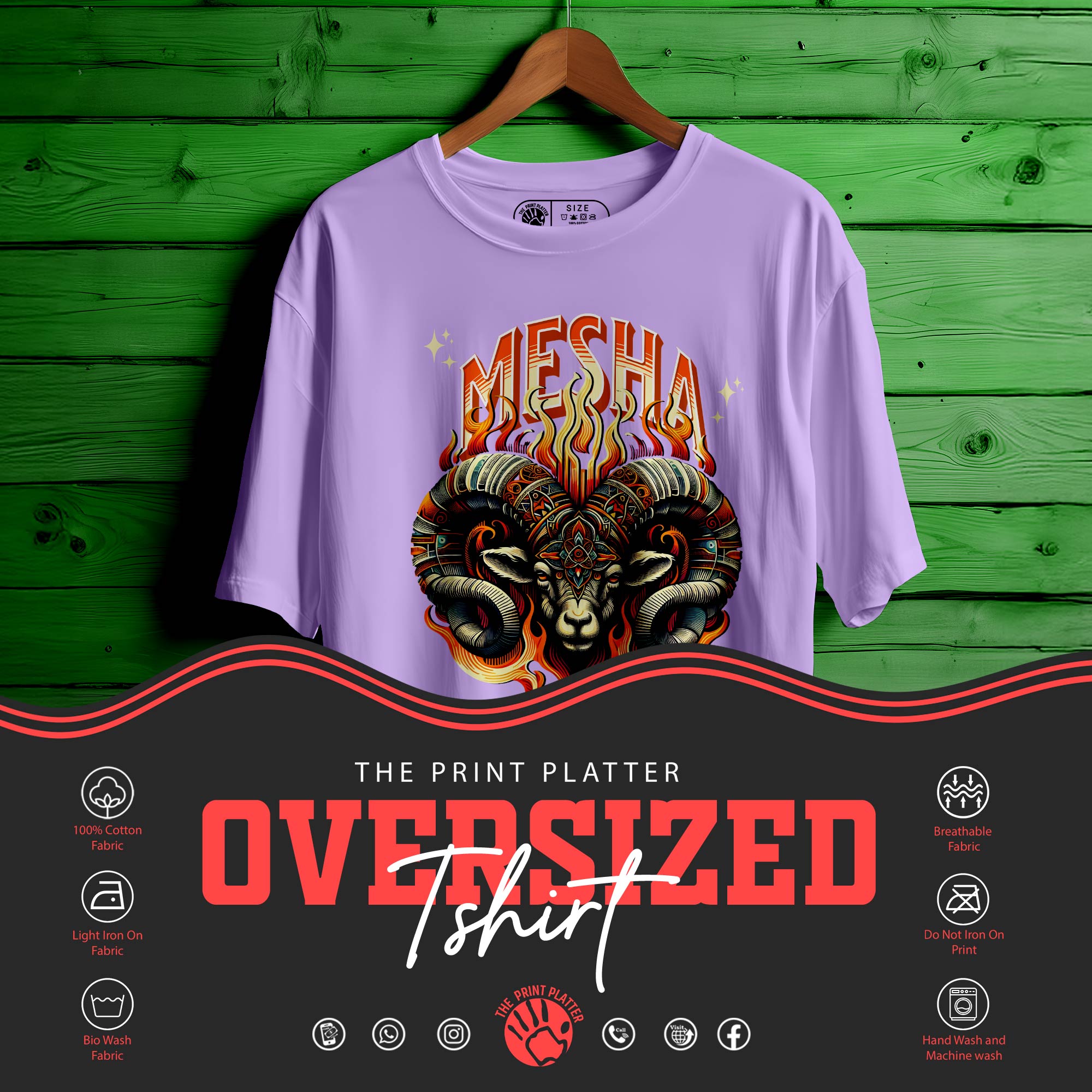 MESHA Oversized T-Shirt FOR MEN OR WOMEN |265