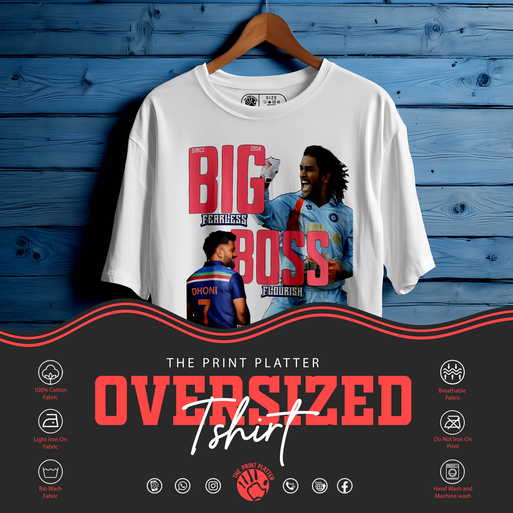 Big Boss Oversized Unisex T-Shirt | Bold Statement Streetwear for Men & Women|273