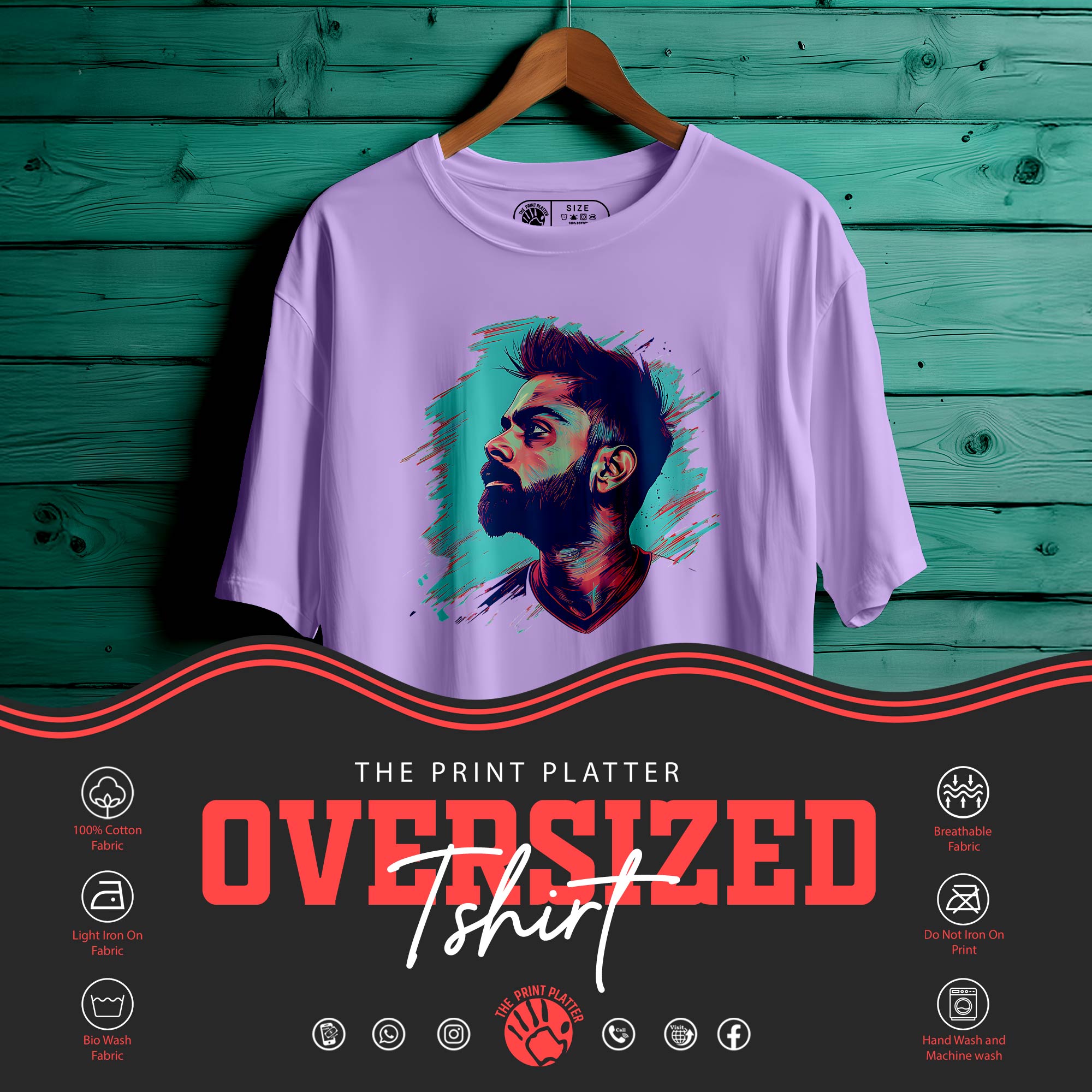 VIRAT Oversized Unisex T-Shirt | 277