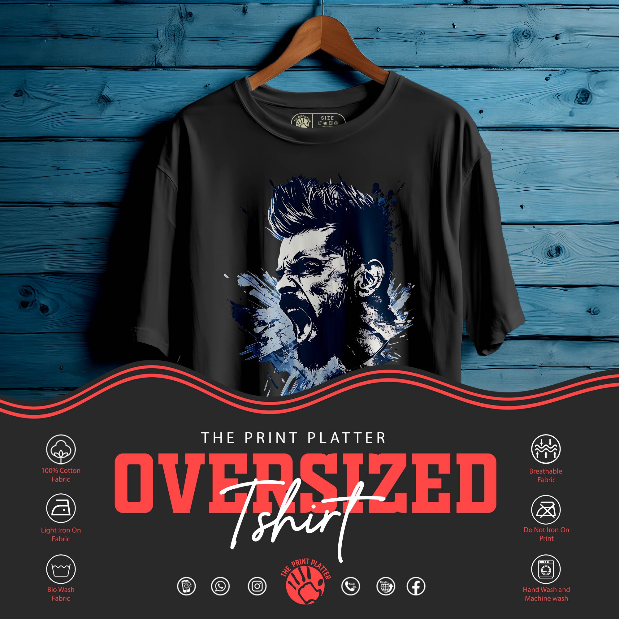 VIRAT Oversized Unisex T-Shirt | 278