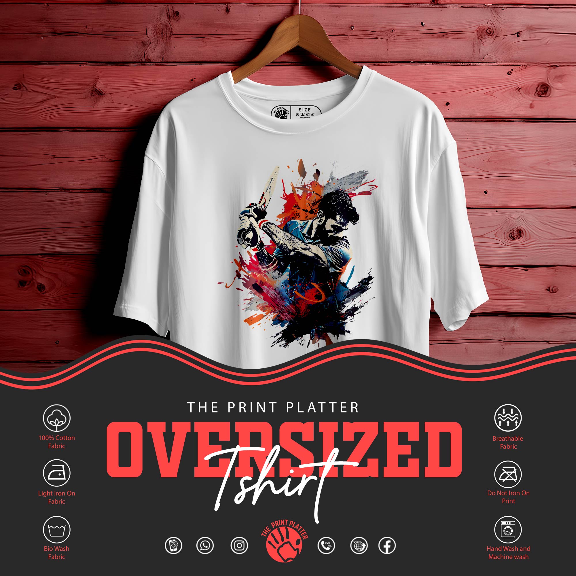 VIRAT Oversized Unisex T-Shirt | 280